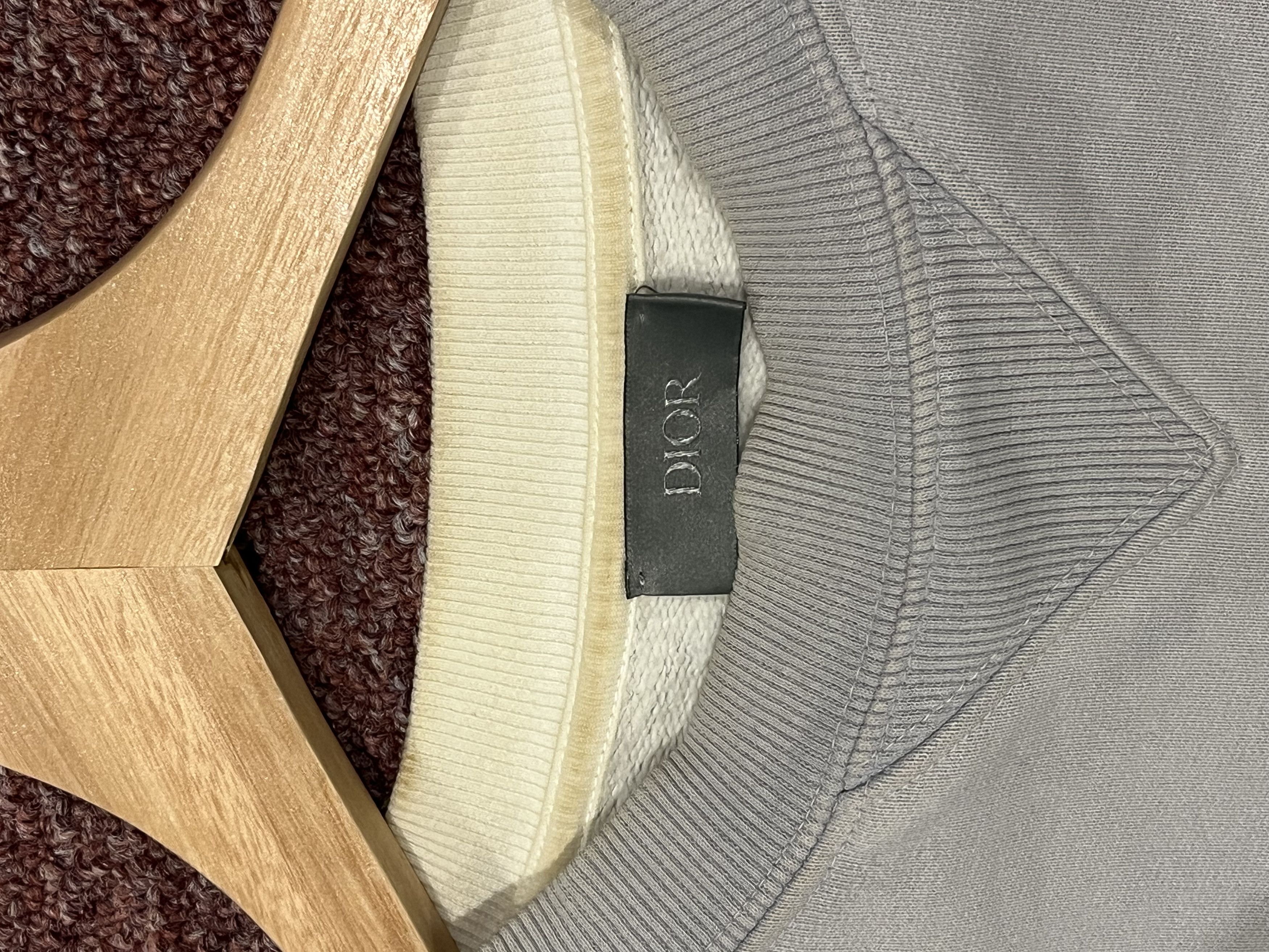 Dior × Stussy Dior x Shawn Stussy Signature Logo Sweatshirt Size US M / EU 48-50 / 2 - 3 Thumbnail