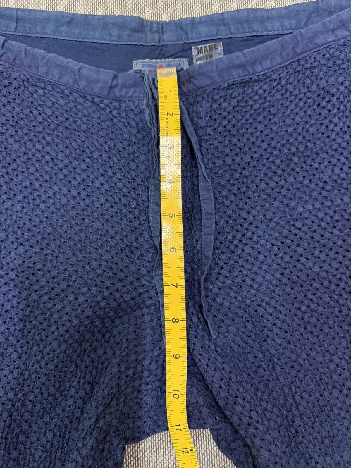 Blue Blue Japan Vintage Blue Blue Japan Indigo Textured Pants Size US 34 / EU 50 - 21 Thumbnail