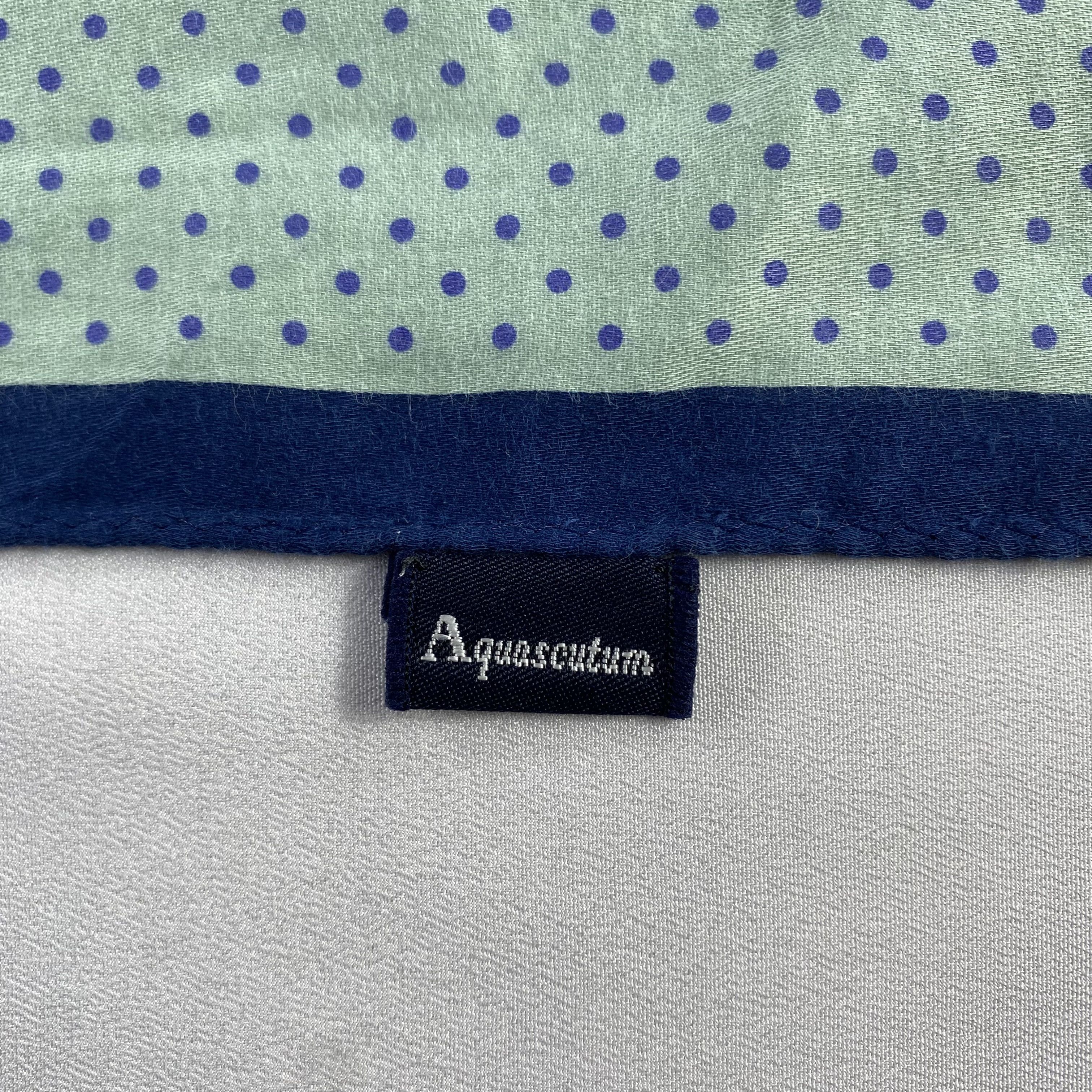 Aquascutum × Vintage Aquascutum Handkerchief / Neckerchief / Bandana-P1019 Size ONE SIZE - 5 Thumbnail