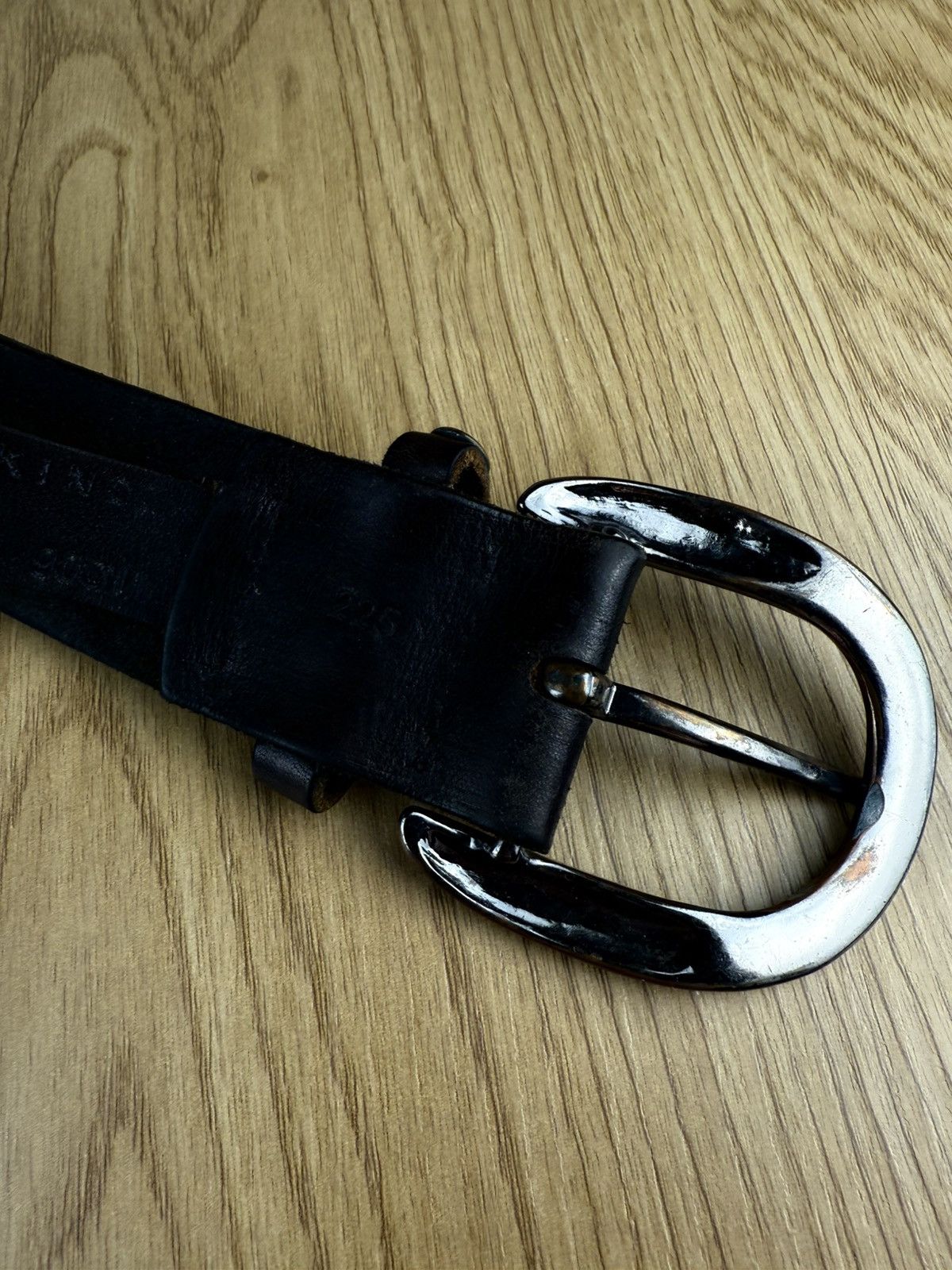 LIEBESKIND BERLIN Liebeskind Berlin Black Leather Studded Belt 90cm Size ONE SIZE - 4 Thumbnail