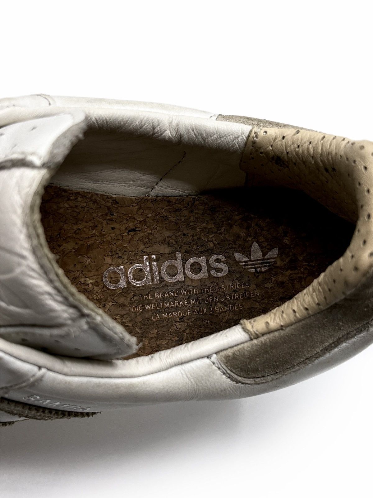 Adidas Adidas OG Leather Samba White Wonder Sneakers Size US 10.5 / EU 43-44 - 8 Thumbnail