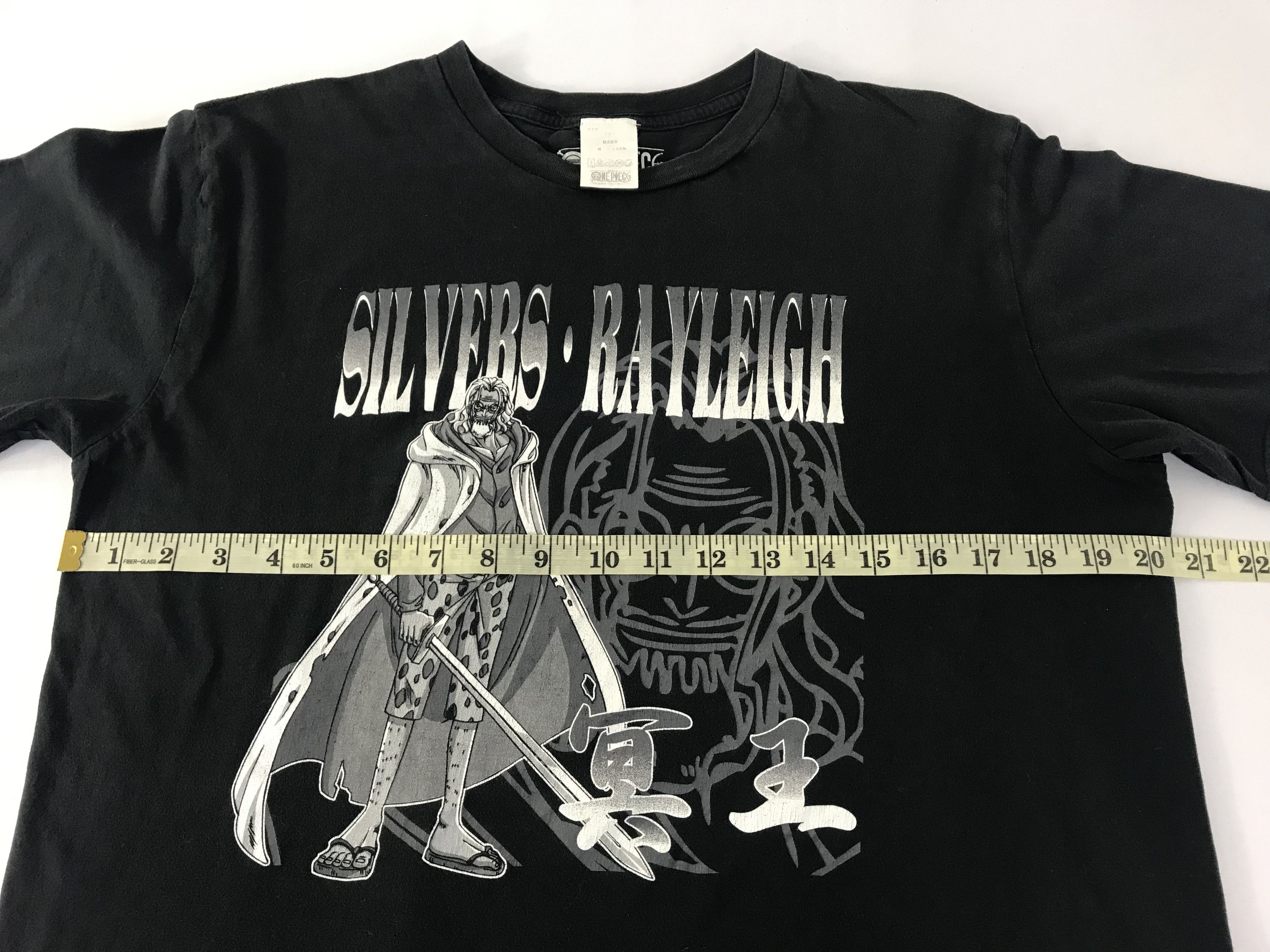 Anime One Piece Silver Rayleigh Big Graphic Printed Tee Size US M / EU 48-50 / 2 - 9 Thumbnail