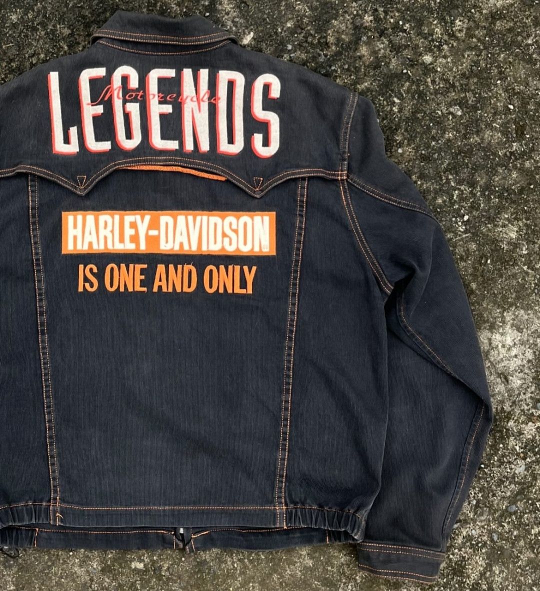 Harley Davidson Rare Vintage Harley Davidson Corduroy Jacket Size US L / EU 52-54 / 3 - 1 Thumbnail