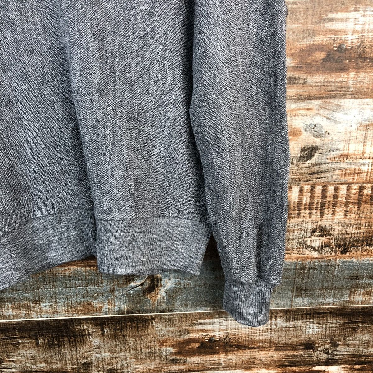 Japanese Brand DL Crocodille vintage Gray Cardigan Knitwear #C604 Size US M / EU 48-50 / 2 - 17 Thumbnail