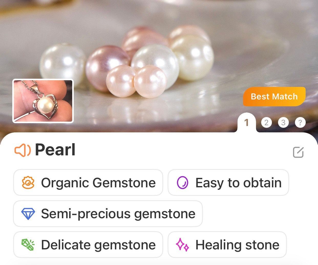 Handmade Handcrafted genuine fresh water pearl pendant necklace Size ONE SIZE - 10 Thumbnail