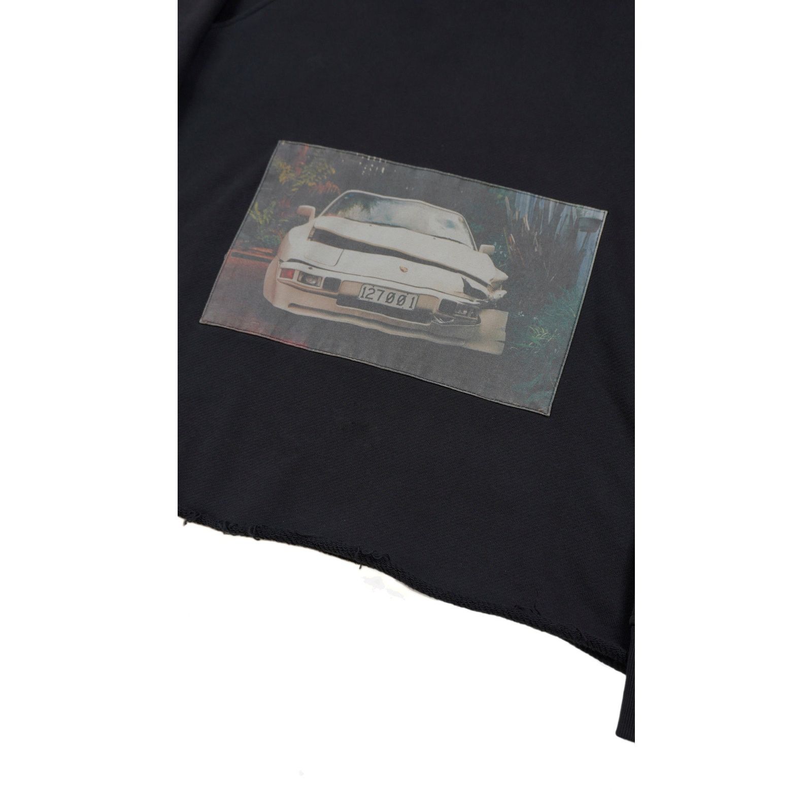 Enfants Riches Deprimes Crashed Porsche Raw-Hem Hoodie Size US M / EU 48-50 / 2 - 3 Thumbnail