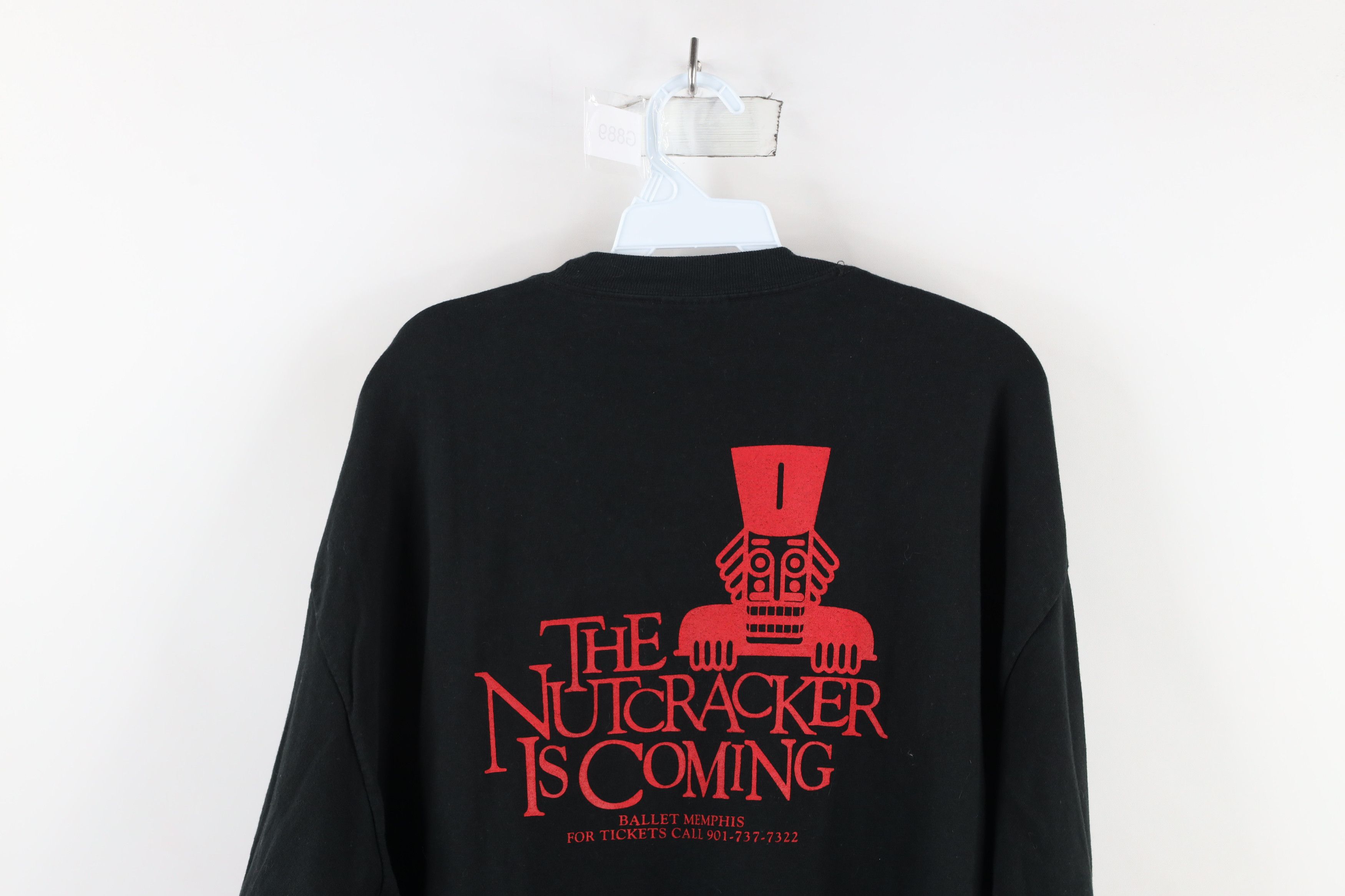 Vintage Vintage 90s Ballet Memphis Nutcracker Long Sleeve T-Shirt Size US XL / EU 56 / 4 - 9 Thumbnail