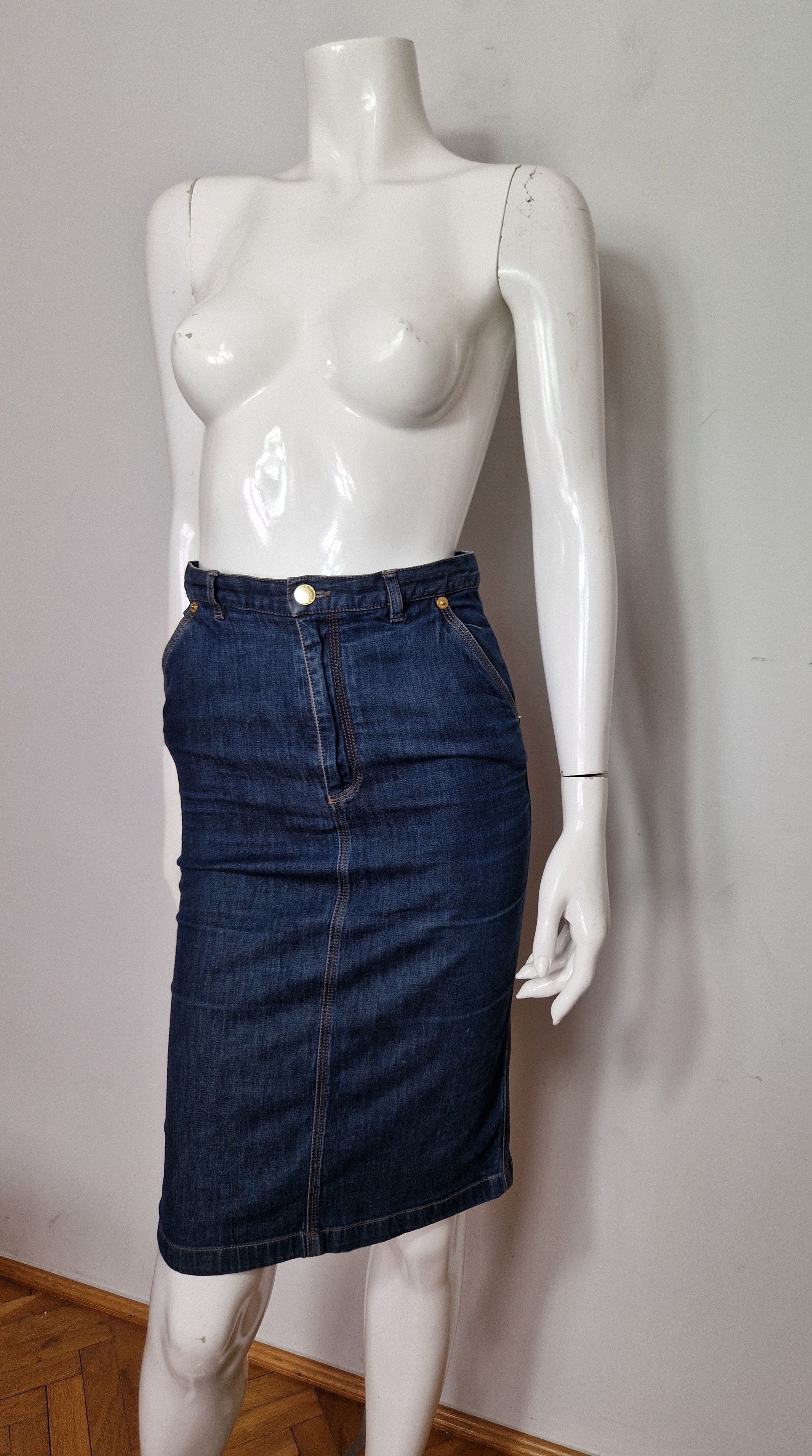 Gucci Gucci denim skirt Size 28" / US 6 / IT 42 - 3 Thumbnail