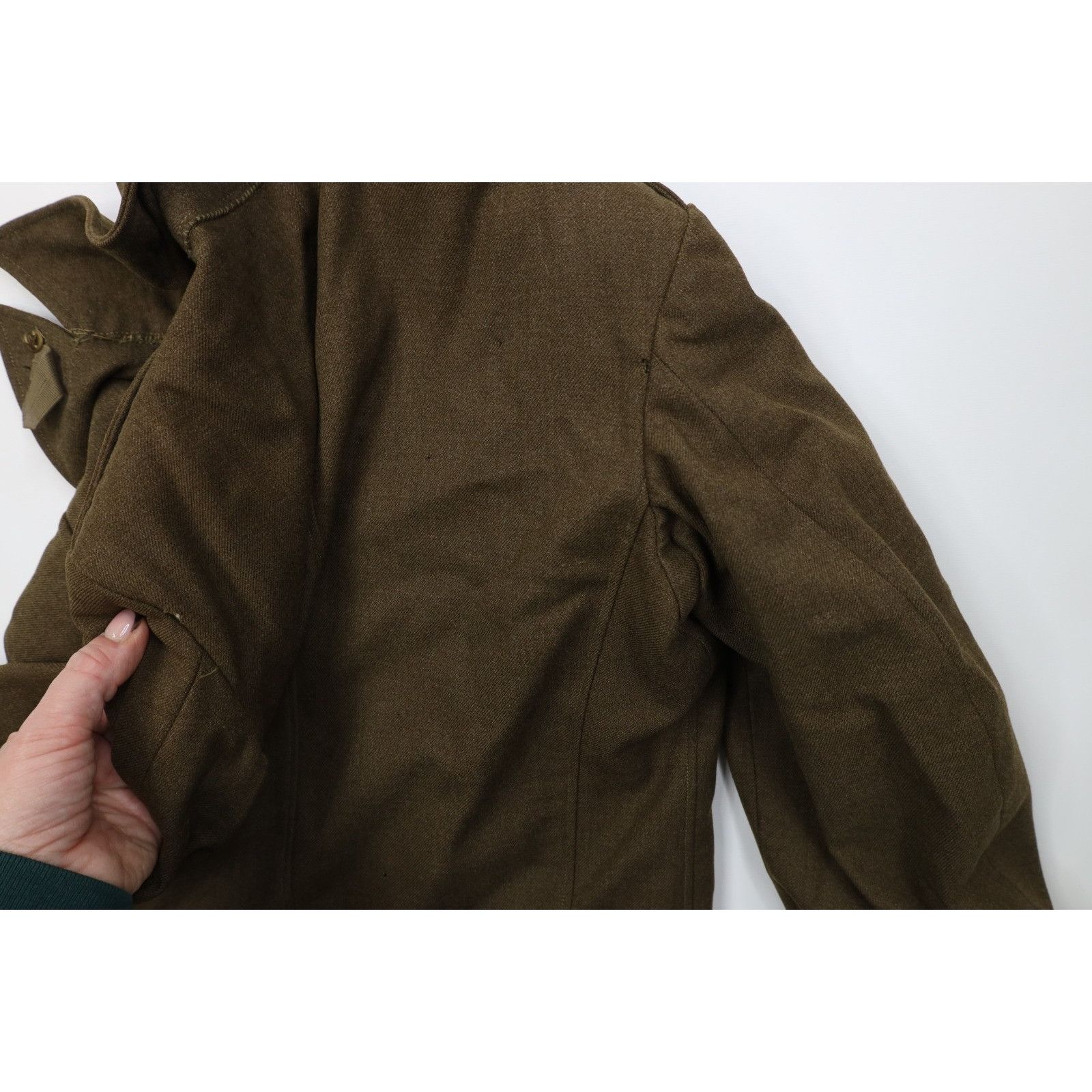 Vintage Vintage 50s Korean War 32R 2 Piece Wool Ike Uniform Suit Size 34R - 10 Thumbnail