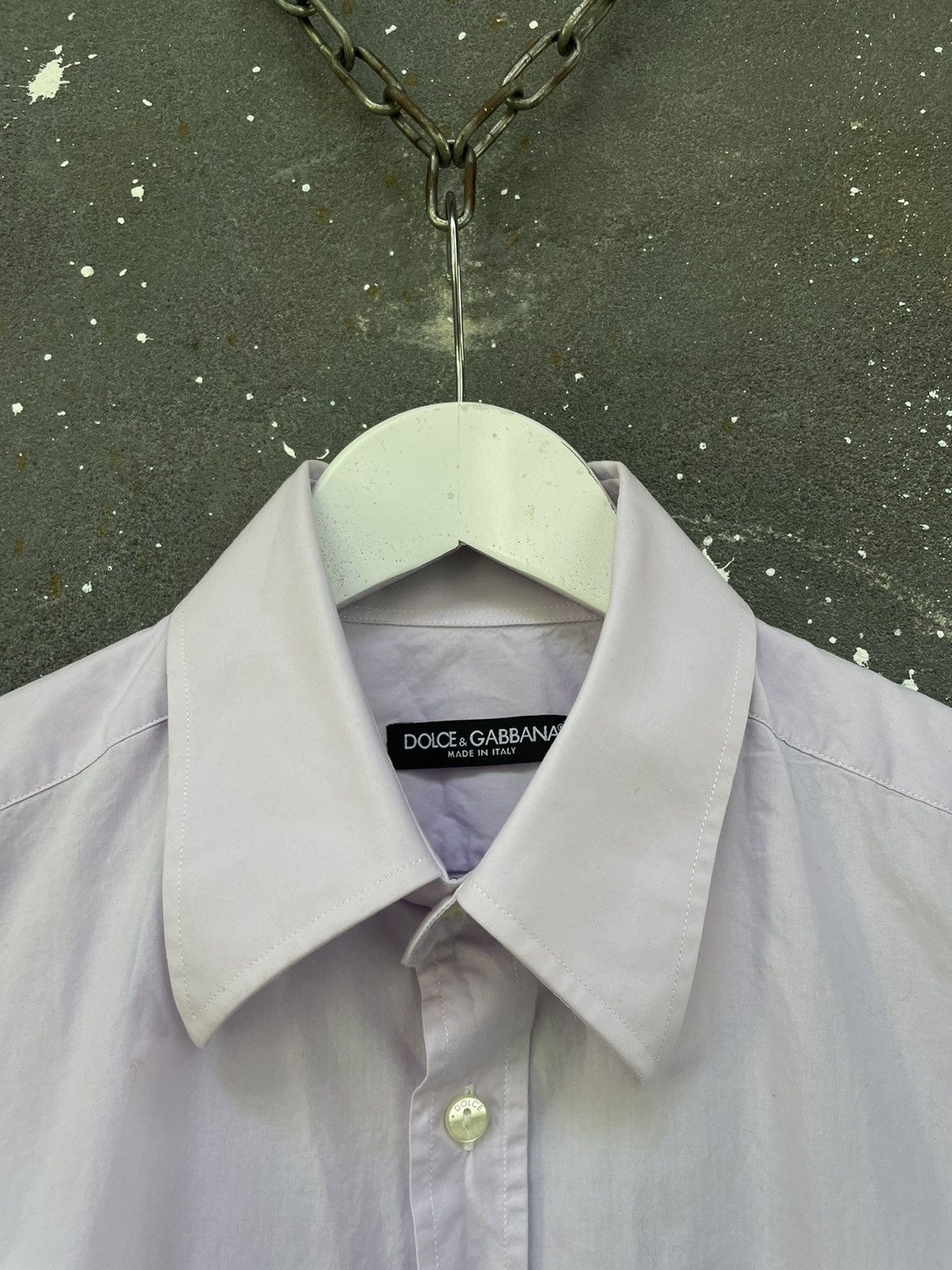 Dolce & Gabbana Vintage Dolce & Gabbana Classic Shirt Button Up Purple RARE Size US L / EU 52-54 / 3 - 3 Thumbnail