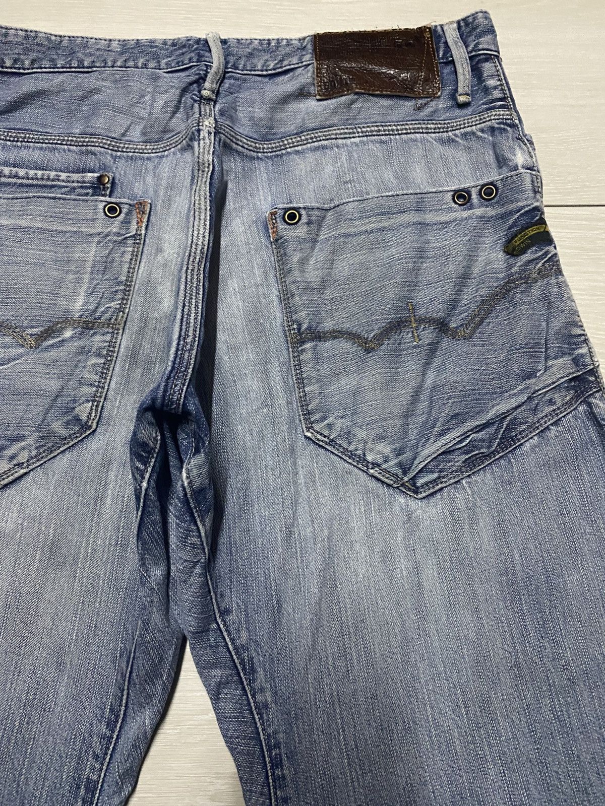 Edwin Edwin E Function Grunge Distressed Twist leg Baggy Jeans Size US 34 / EU 50 - 10 Thumbnail