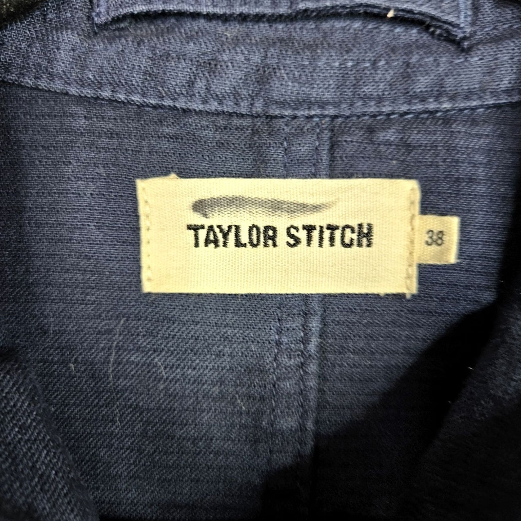 Taylor Stitch Taylor Stitch Men's Navy Blue Emerson Button Up Double Cloth Jacket Size 38 Size US XXS / EU 40 - 3 Thumbnail