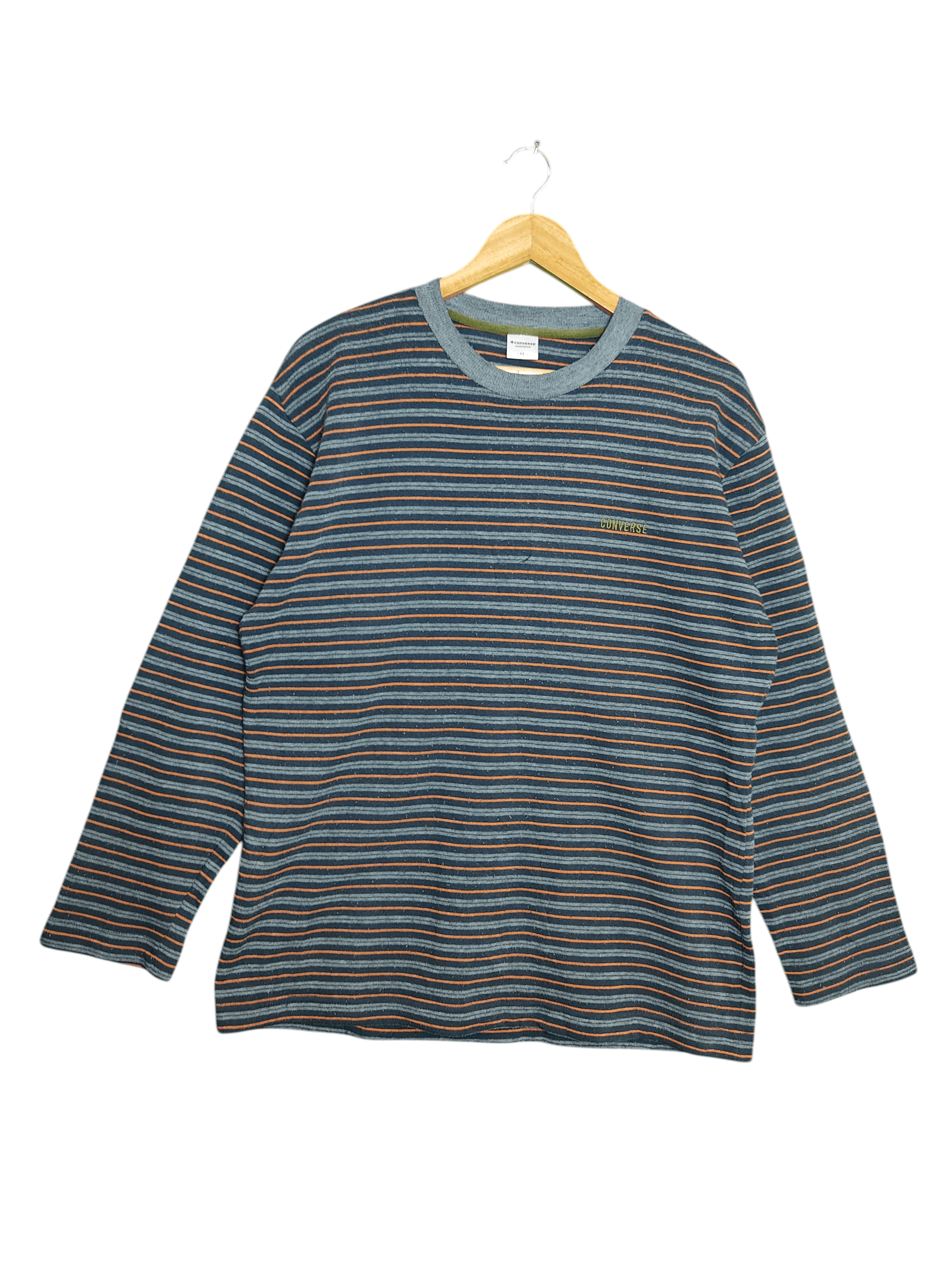 Converse Vintage Stripe Converse Sweatshirt Size US XL / EU 56 / 4 - 1 Thumbnail