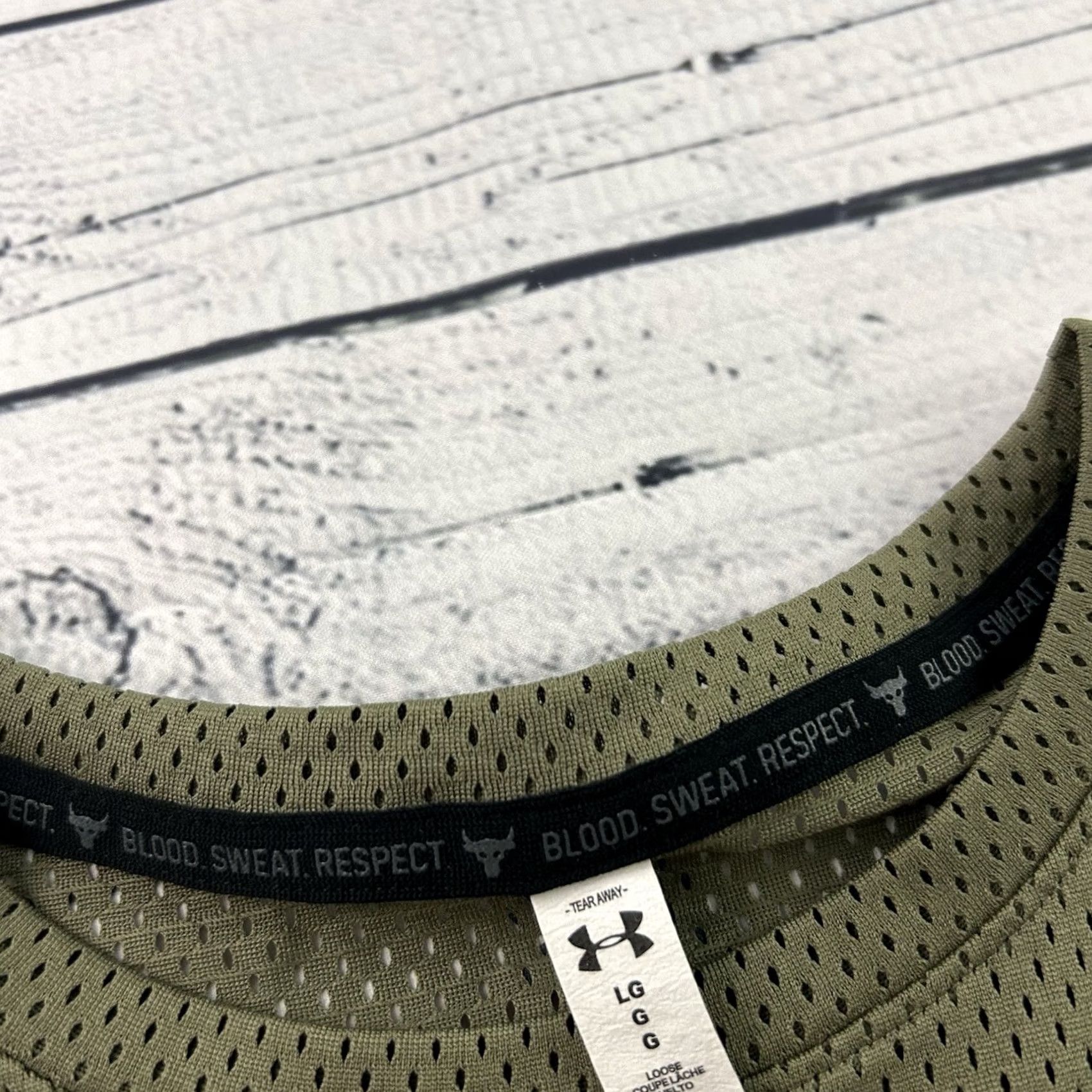 Under Armour Under Armour Project Rock Heat Gear Jersey Shirt Womens Large Green Sleeveless Tank Size L / US 10 / IT 46 - 2 Thumbnail