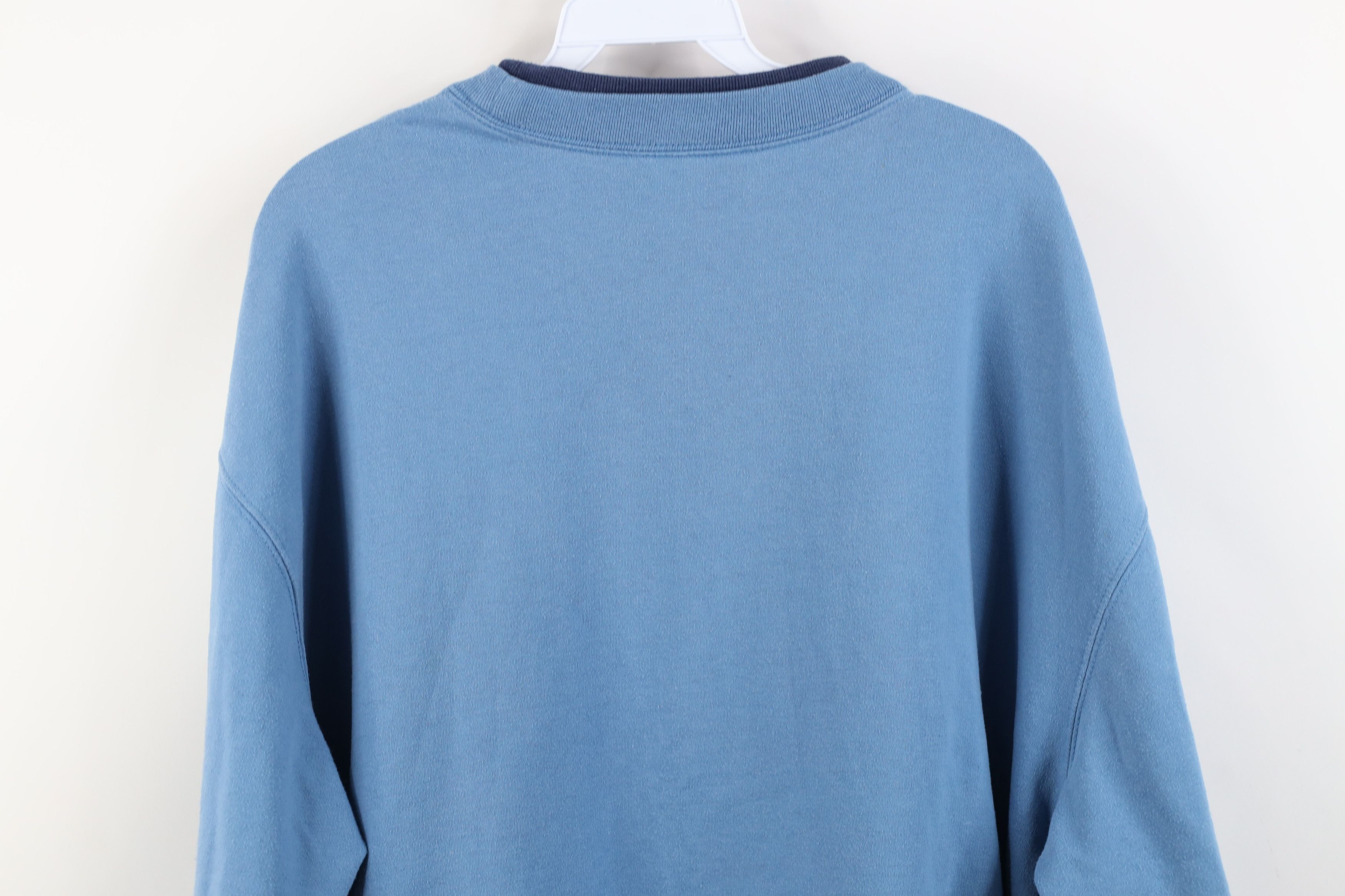 Vintage Vintage 90s Y2K Friend Cat Kitten Layered Sweatshirt Blue Size XL / US 12-14 / IT 48-50 - 14 Thumbnail