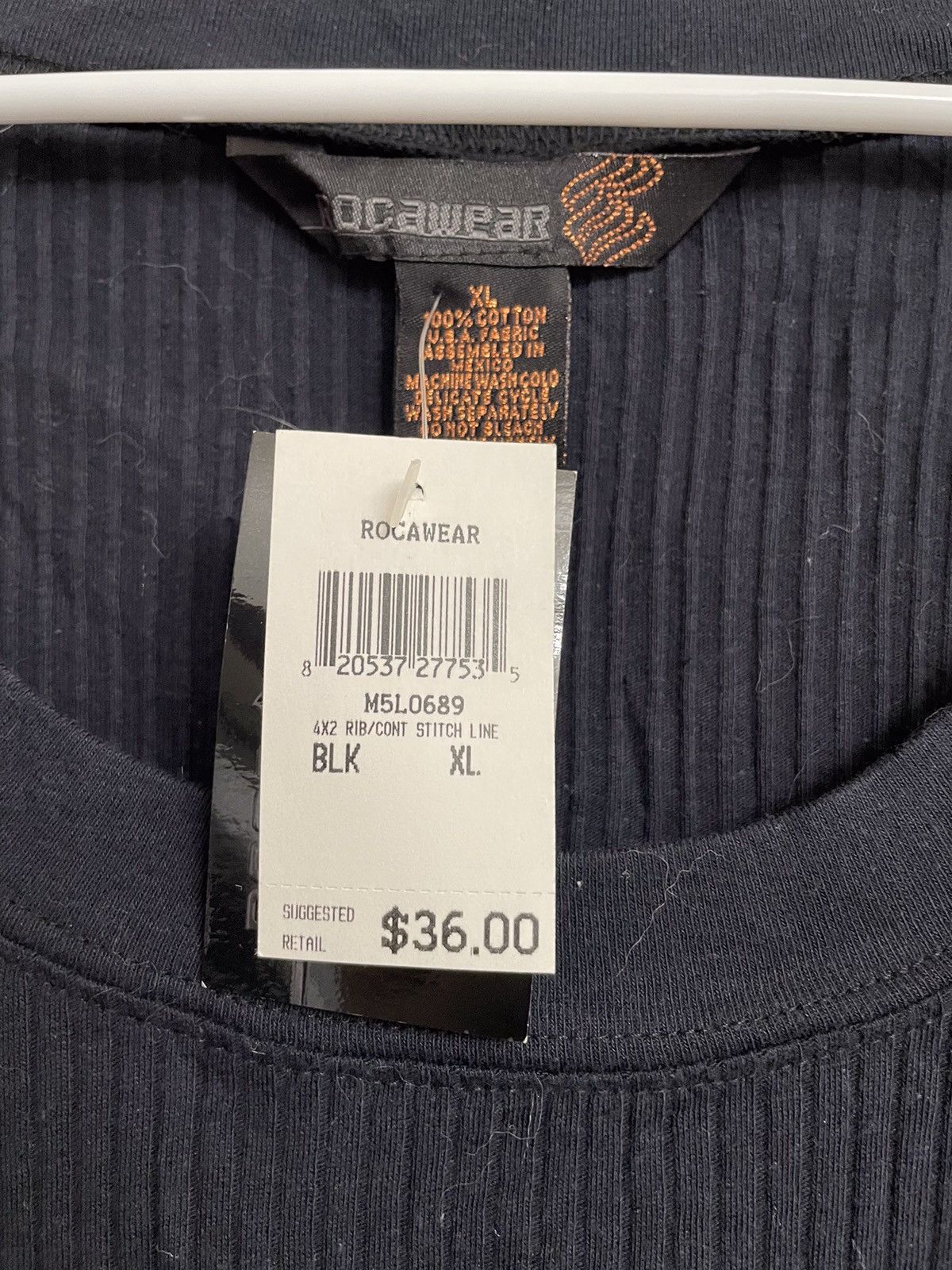 Rocawear Vintage Rocawear Knit Black Sweater XL Size XL / US 12-14 / IT 48-50 - 4 Thumbnail