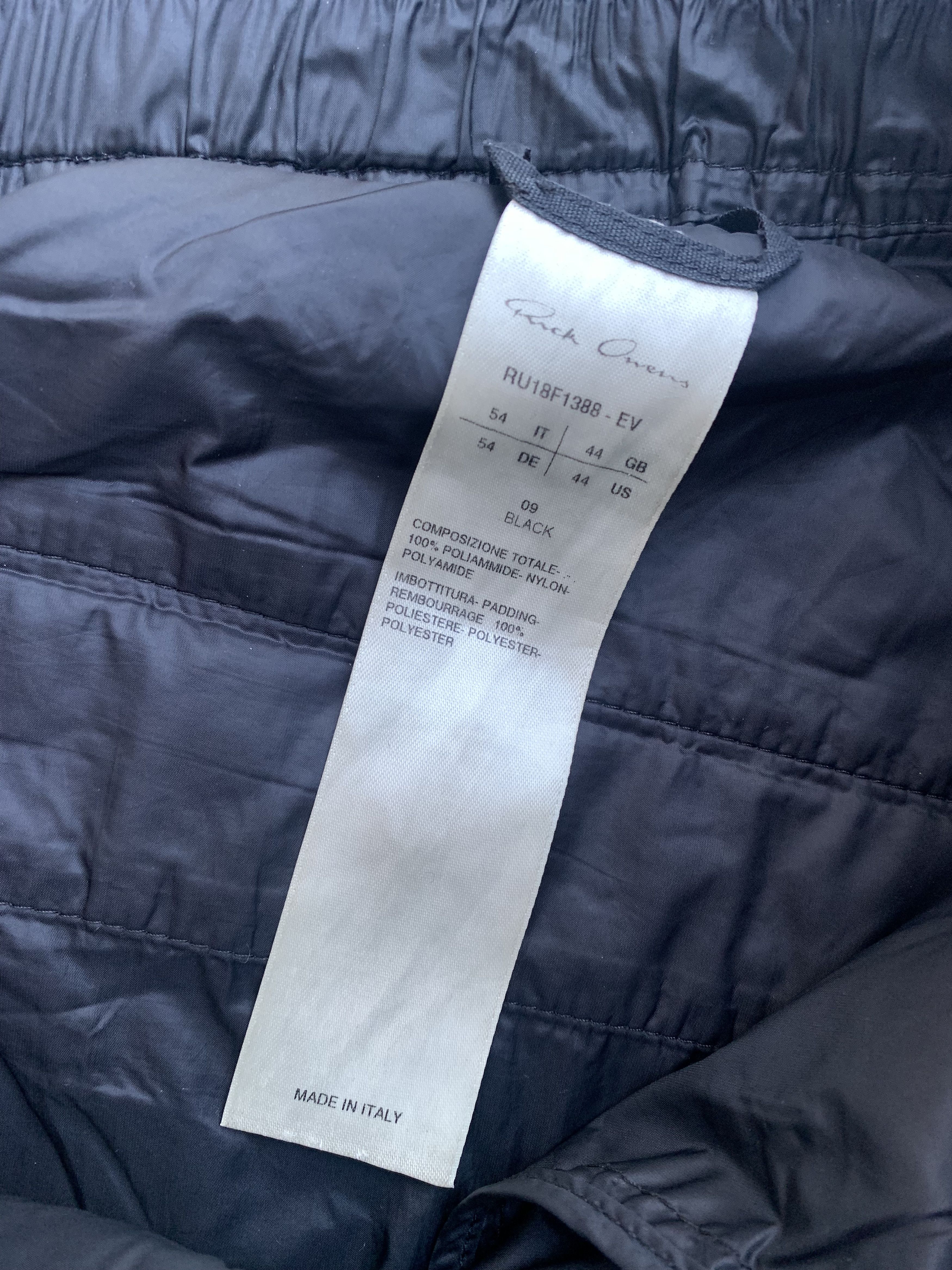 Rick Owens Rick Owens FW18 SISYPHUS Runway Zipper Nylon Track Pants Size US 38 / EU 54 - 5 Thumbnail
