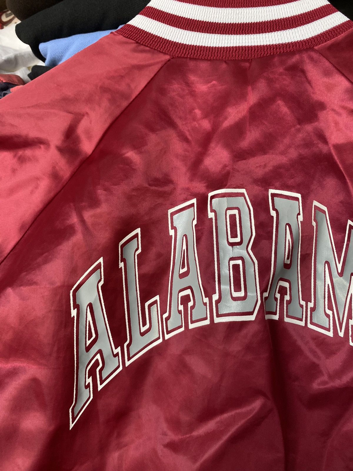 Vintage VNTG 90s USA Locker Line Red Jacket Crimson Tide Alabama Size US S / EU 44-46 / 1 - 5 Thumbnail