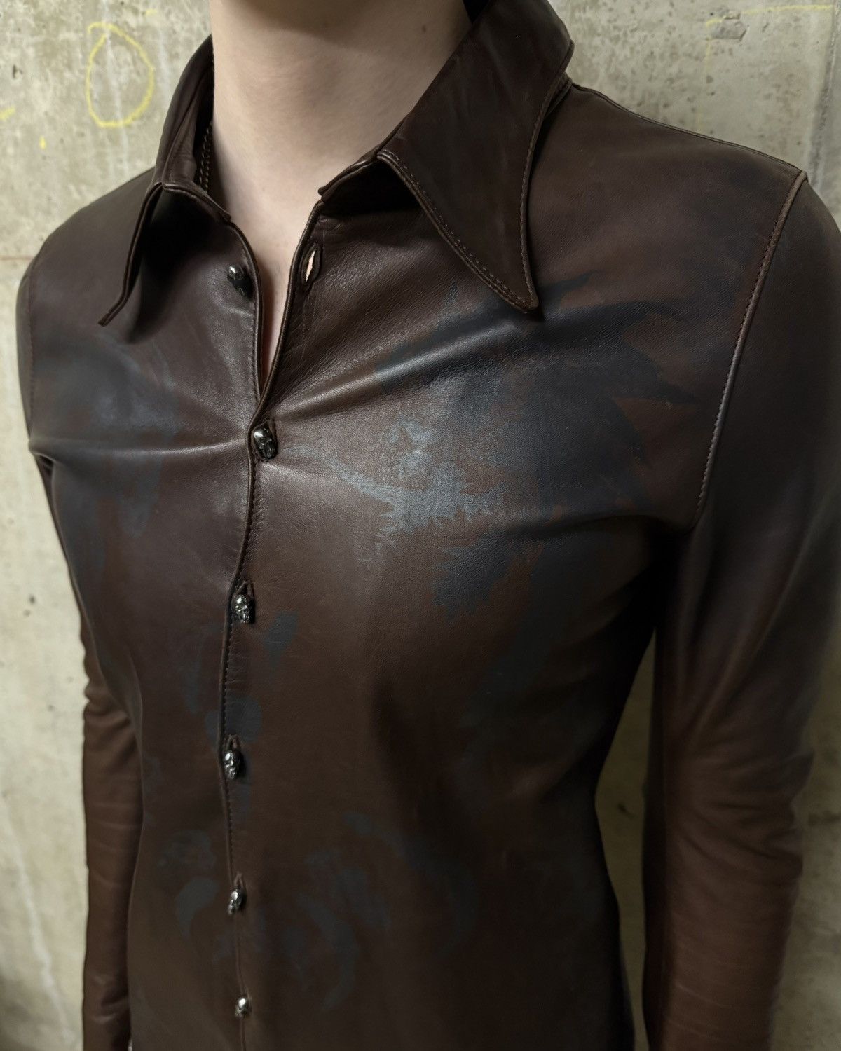 If Six Was Nine IFSIXWASNINE GYPSY Tribal Leather Shirt | Grailed