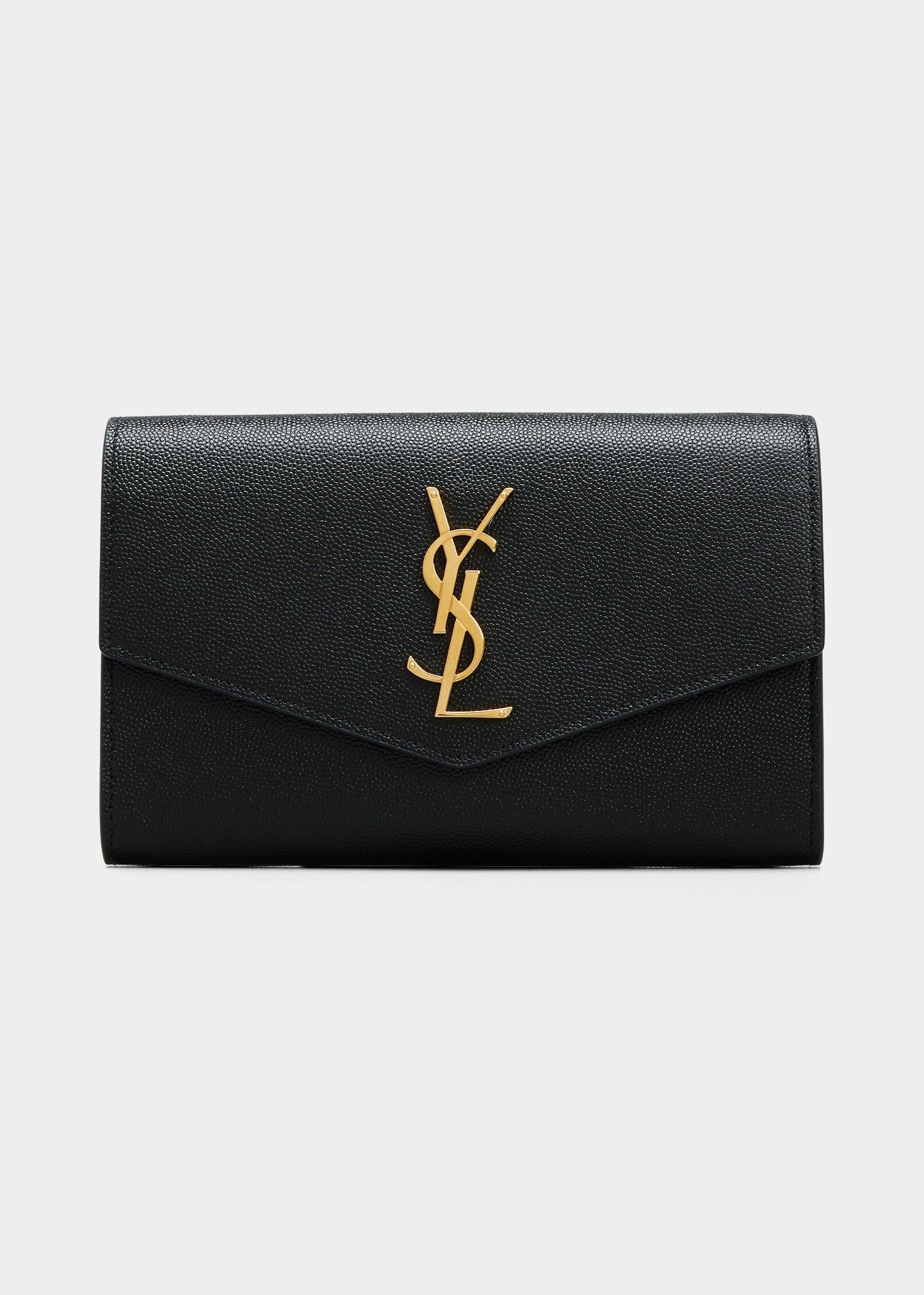 Saint Laurent Paris o1bcso1str1224 Size: OS/Uptown Large Size Wallet in Black Size ONE SIZE - 1 Thumbnail
