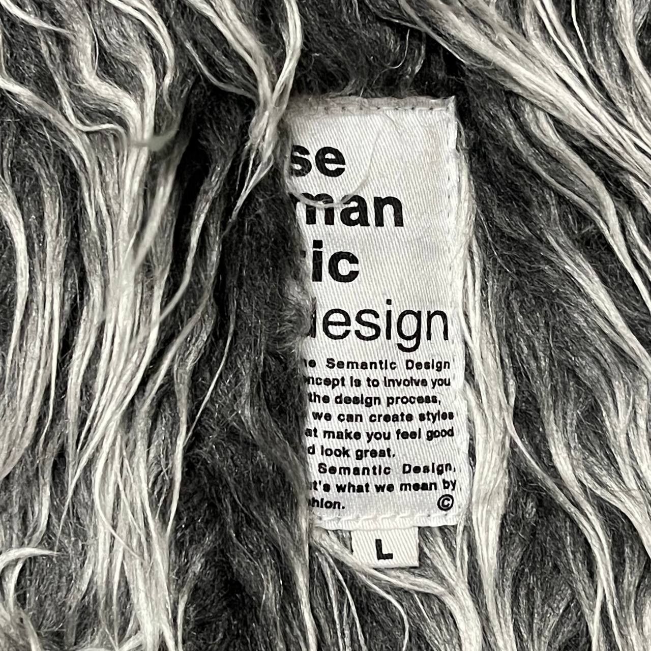 semanticdesign Crazy Fur Semantic Design Biker Jacket lgb ifsixwasnine Size US L / EU 52-54 / 3 - 7 Thumbnail