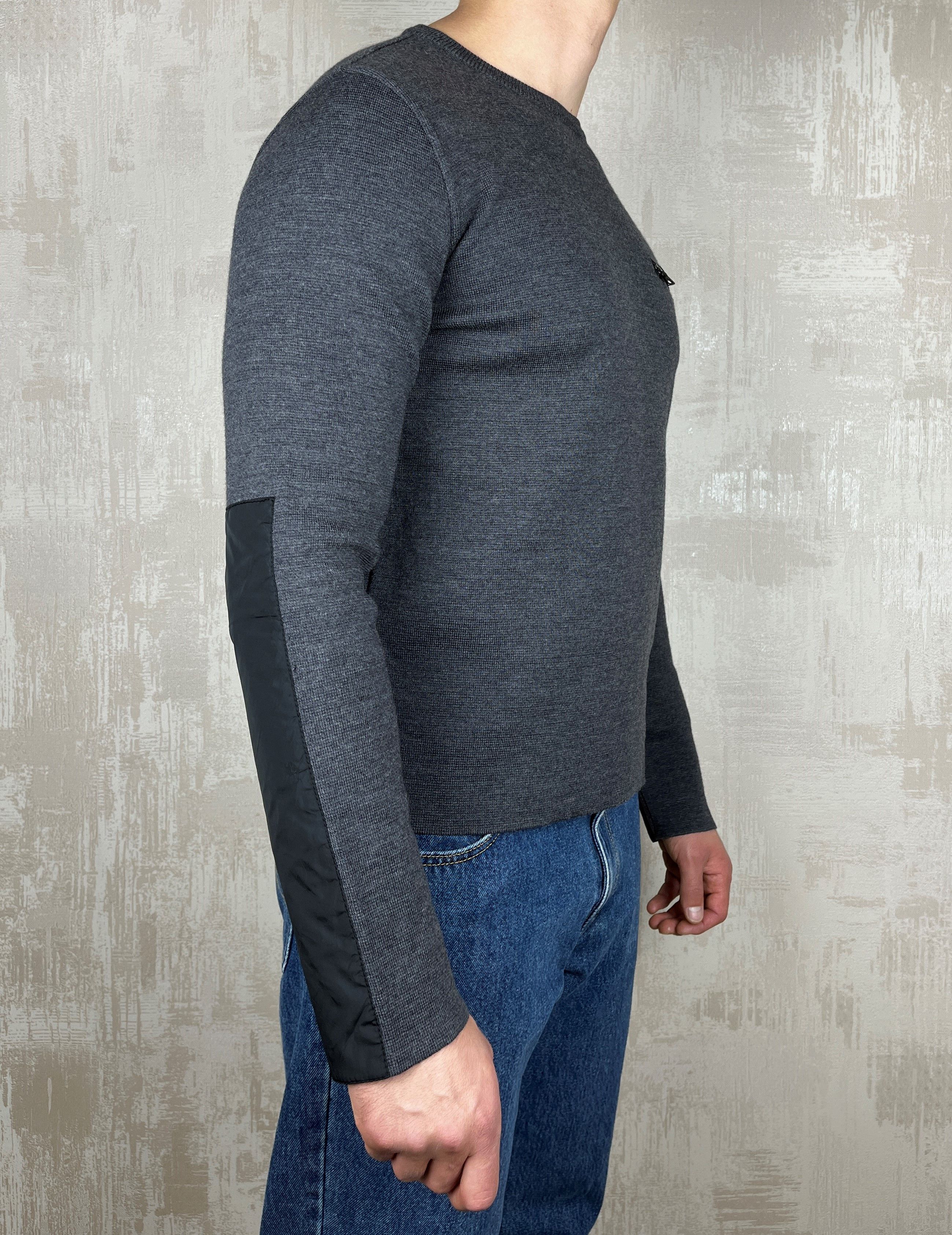Prada 00's PRADA Milano Wool Nylon Crew Neck Sweater Size US M / EU 48-50 / 2 - 8 Thumbnail