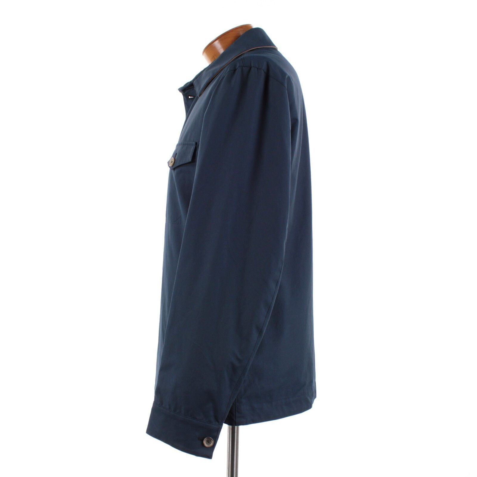 Luciano Barbera Luciano Barbera Overshirt Size XL US In Blue Cotton Blend Size US XL / EU 56 / 4 - 4 Thumbnail