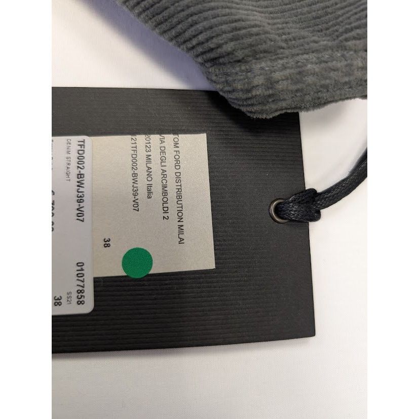 Tom Ford o1rshd1 Denim Straight Jeans in Dark Grey Size US 38 / EU 54 - 22 Thumbnail