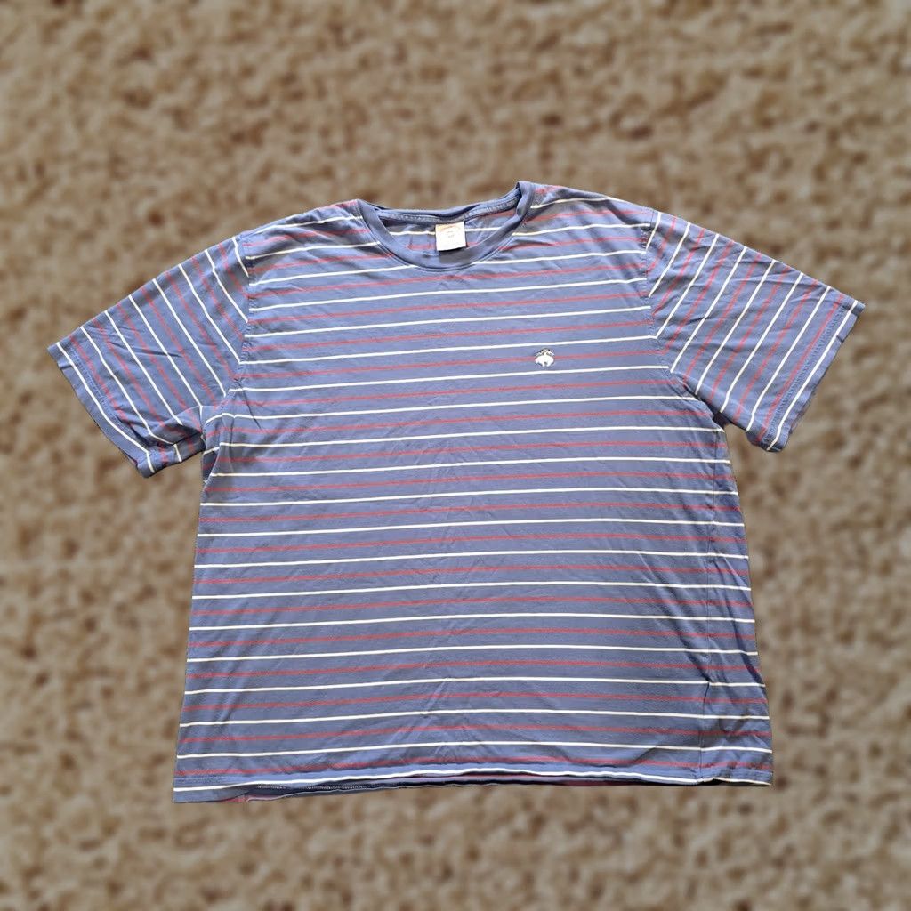 Brooks Brothers Brooks Brothers Ladies Size XXL Blue Striped Short Sleeve Preppy Nautical Classic Top Size XXL / US 16-18 / IT 52-54 - 1 Thumbnail