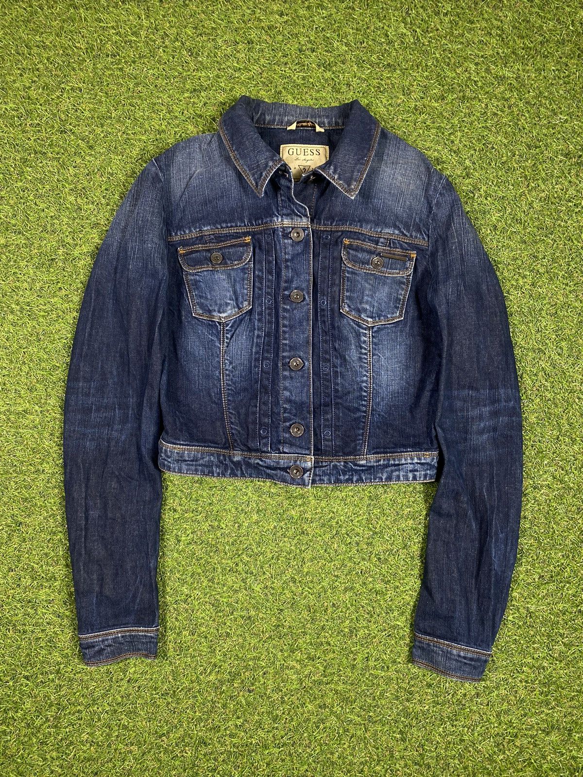 Vintage Vintage 90s Japanese Jeans jacket streetwear style size S Size S / US 4 / IT 40 - 1 Thumbnail