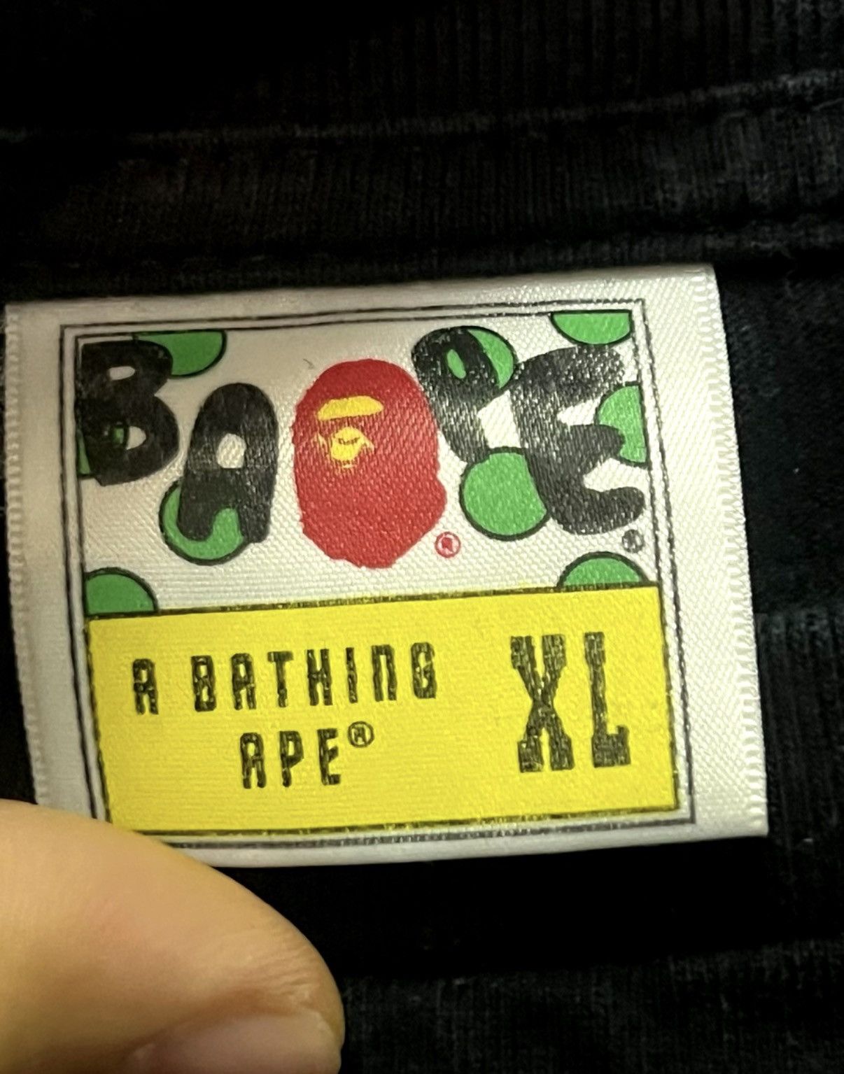 Bape BAPE OG Nigo era, logo ape head long sleeve Size US XL / EU 56 / 4 - 4 Thumbnail