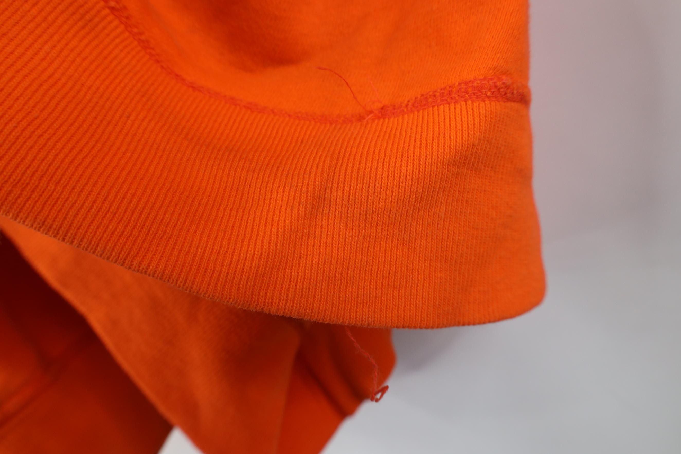 Vintage Vintage 70s Streetwear Blank Crewneck Sweatshirt Orange Size S / US 4 / IT 40 - 7 Thumbnail