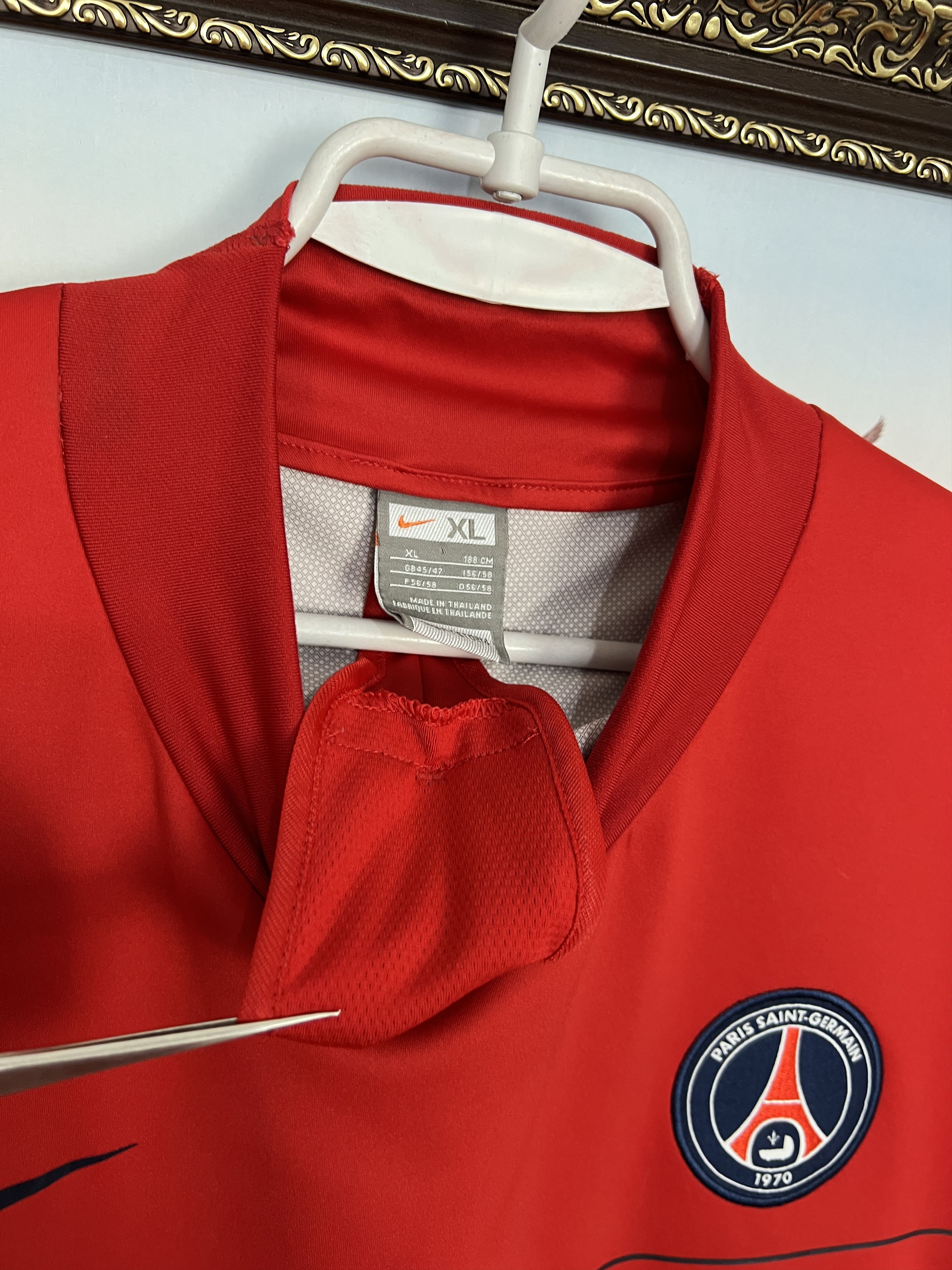 Nike PSG Paris Saint Germain Football Sweatshirt Soccer Track Size US XL / EU 56 / 4 - 8 Thumbnail