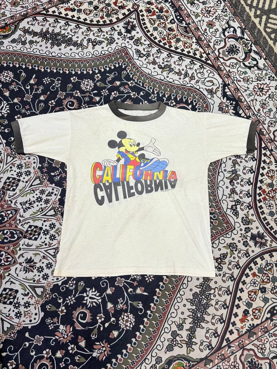 Mickey Mouse Vintage Ringer Mickey Mouse by Sherry Mfg Size US L / EU 52-54 / 3 - 1 Thumbnail