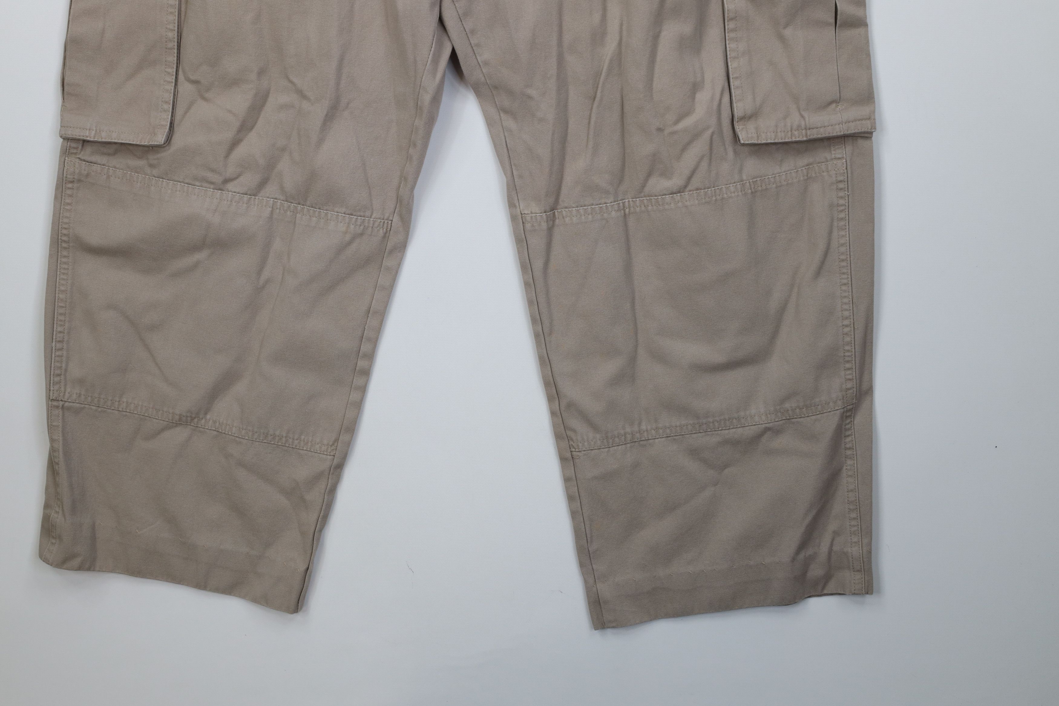 Cabelas Vintage 90s Y2K Cabelas Knee Wide Leg Cargo Pants Canvas Size US 38 / EU 54 - 5 Thumbnail