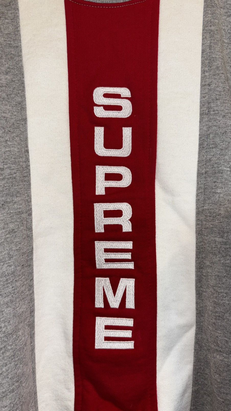 Supreme Supreme Vertical Logo Panel Crewneck Size US M / EU 48-50 / 2 - 3 Thumbnail