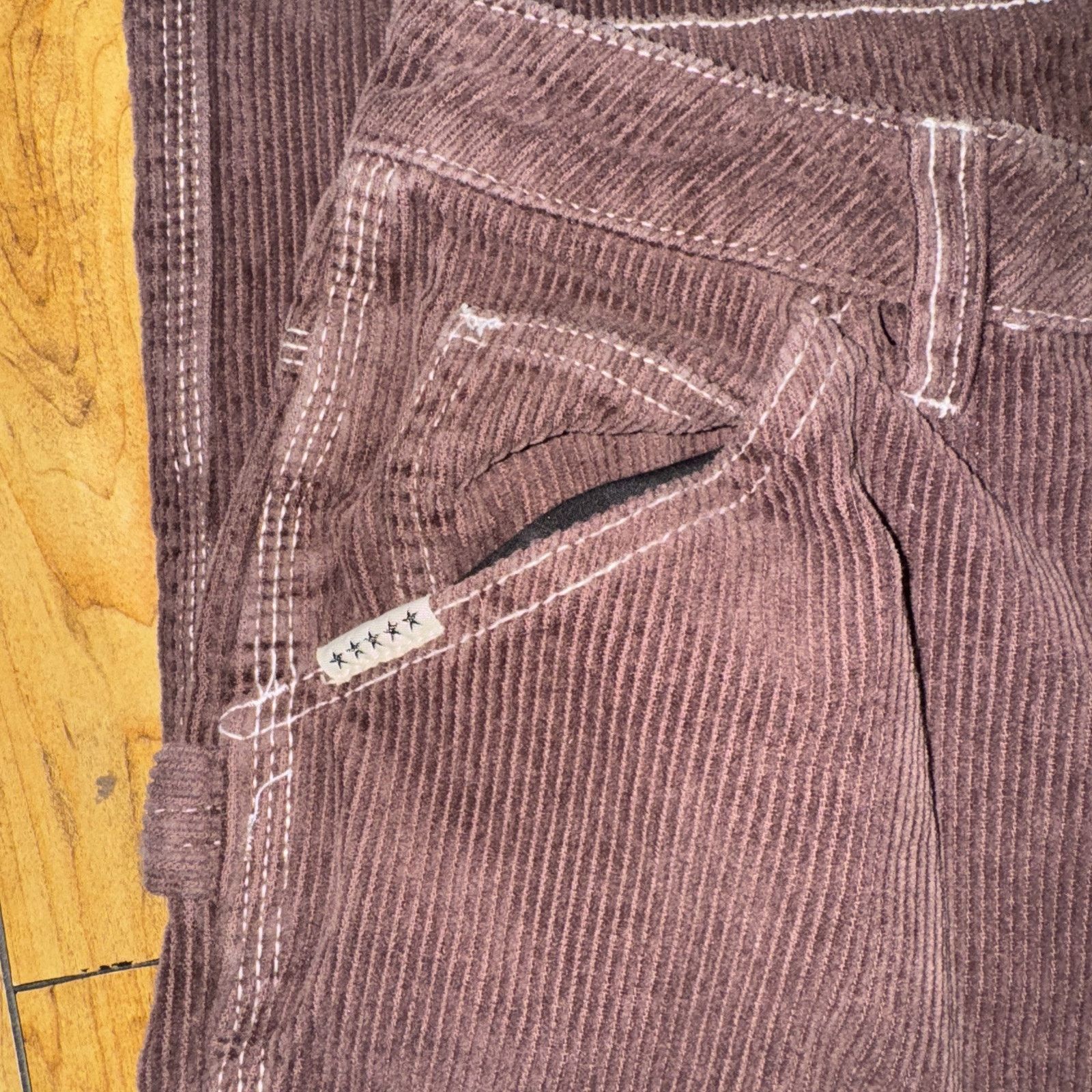 Vintage Five Star General Corduroy Carpenter Pants Brown 28x32 Size US 28 / EU 44 - 4 Thumbnail