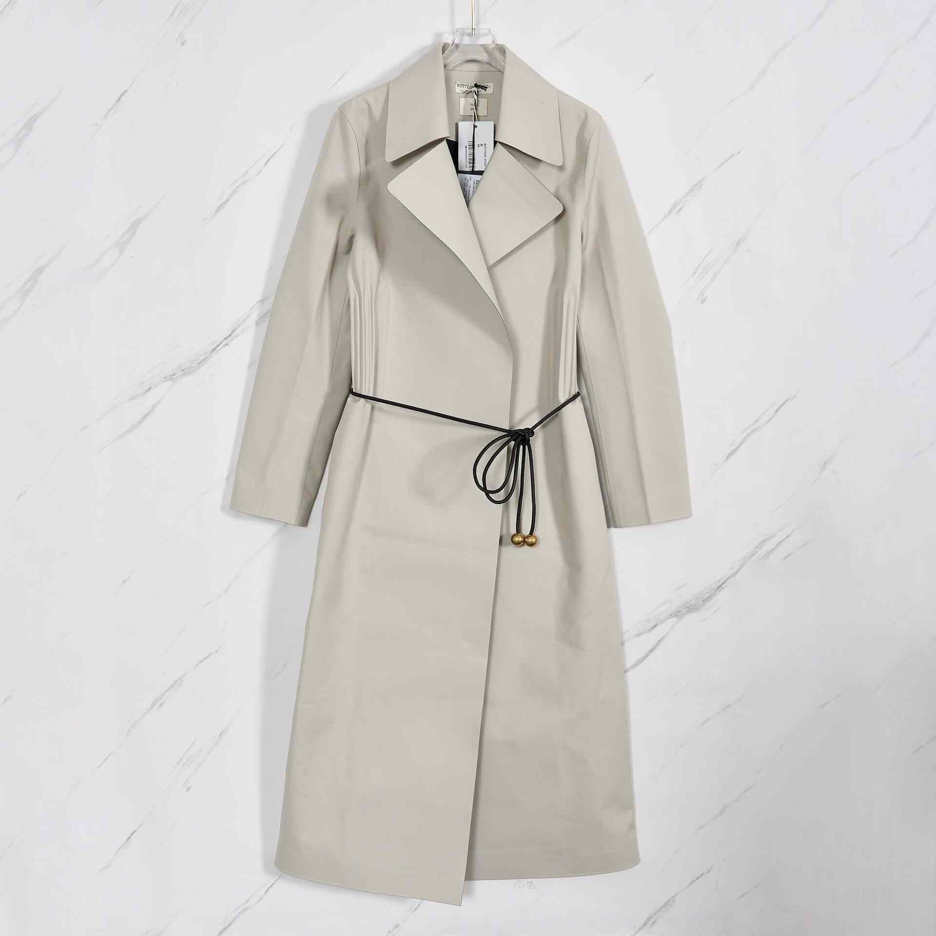 Bottega Veneta Bottega Veneta Women's Waist-Cinched Lapel Coat Size S / US 4 / IT 40 - 1 Thumbnail