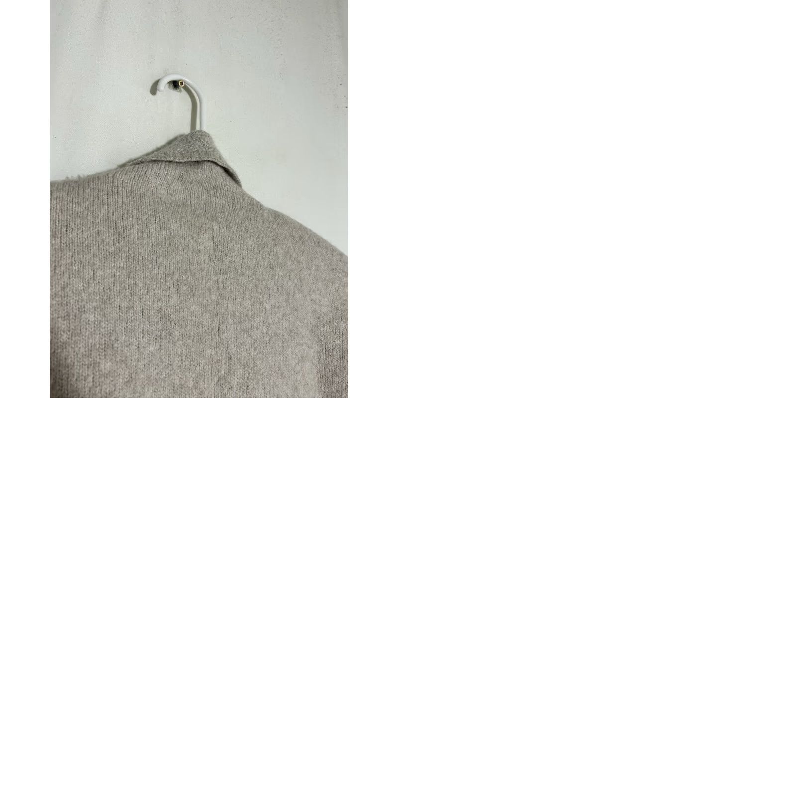 Lou & Grey Lou & Grey Womens Small Beige Pullover Funnel Neck Wool Blend Long Sleeve Sweater Wool Blend Pullover Fanspired? Size S / US 4 / IT 40 - 10 Thumbnail
