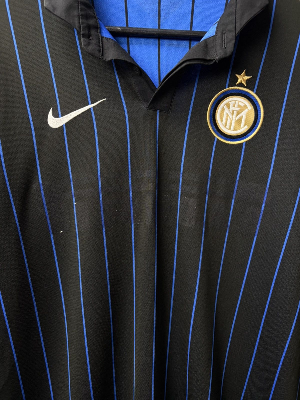 Nike Nike Inter Milan Home Kit Football Jersey 2014/15 Tee Size US L / EU 52-54 / 3 - 8 Thumbnail