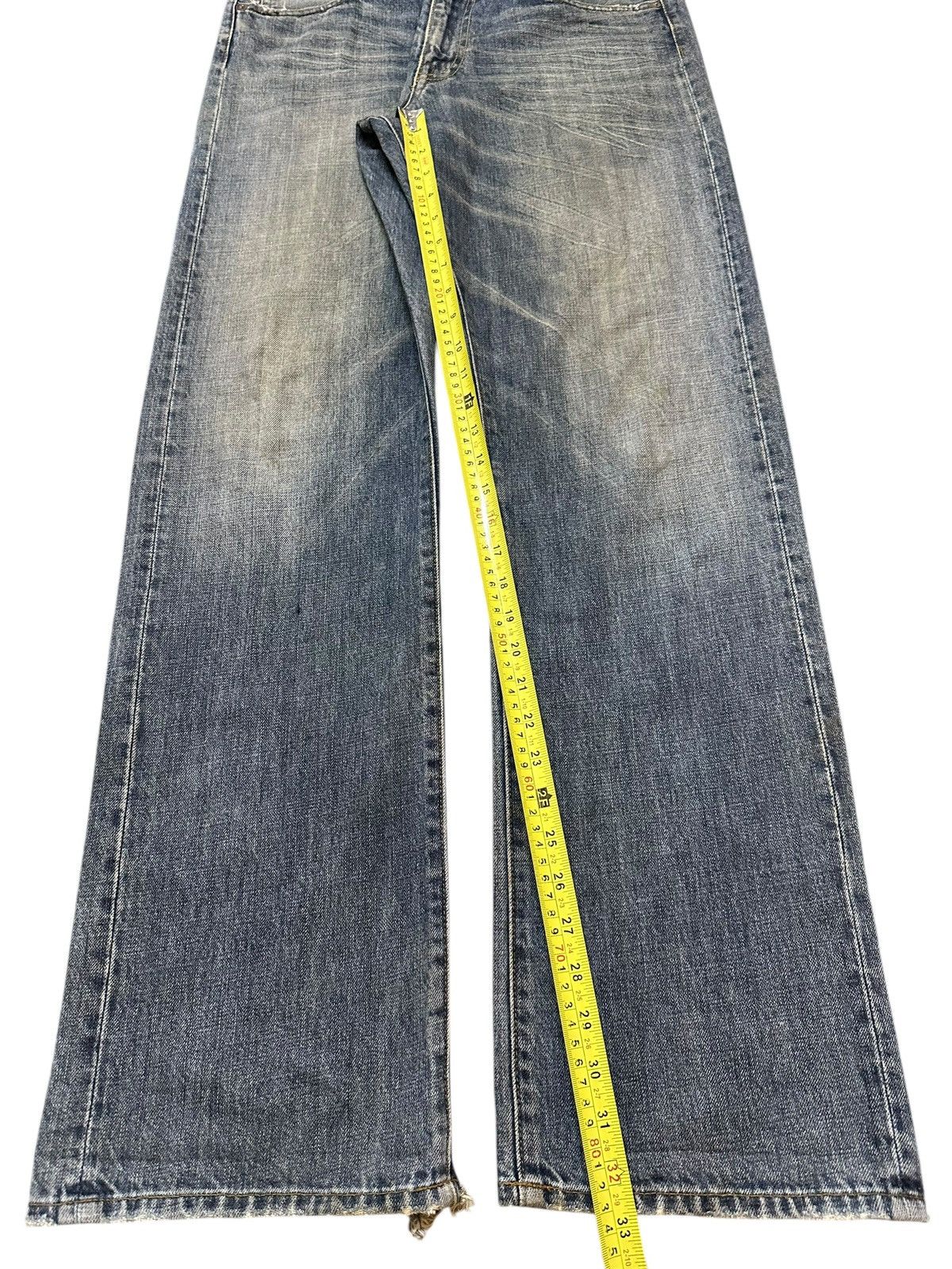 Japanese Brand Vintage Japanese Brand Blue Mud Wash Style Baggy Jeans Size US 32 / EU 48 - 13 Thumbnail