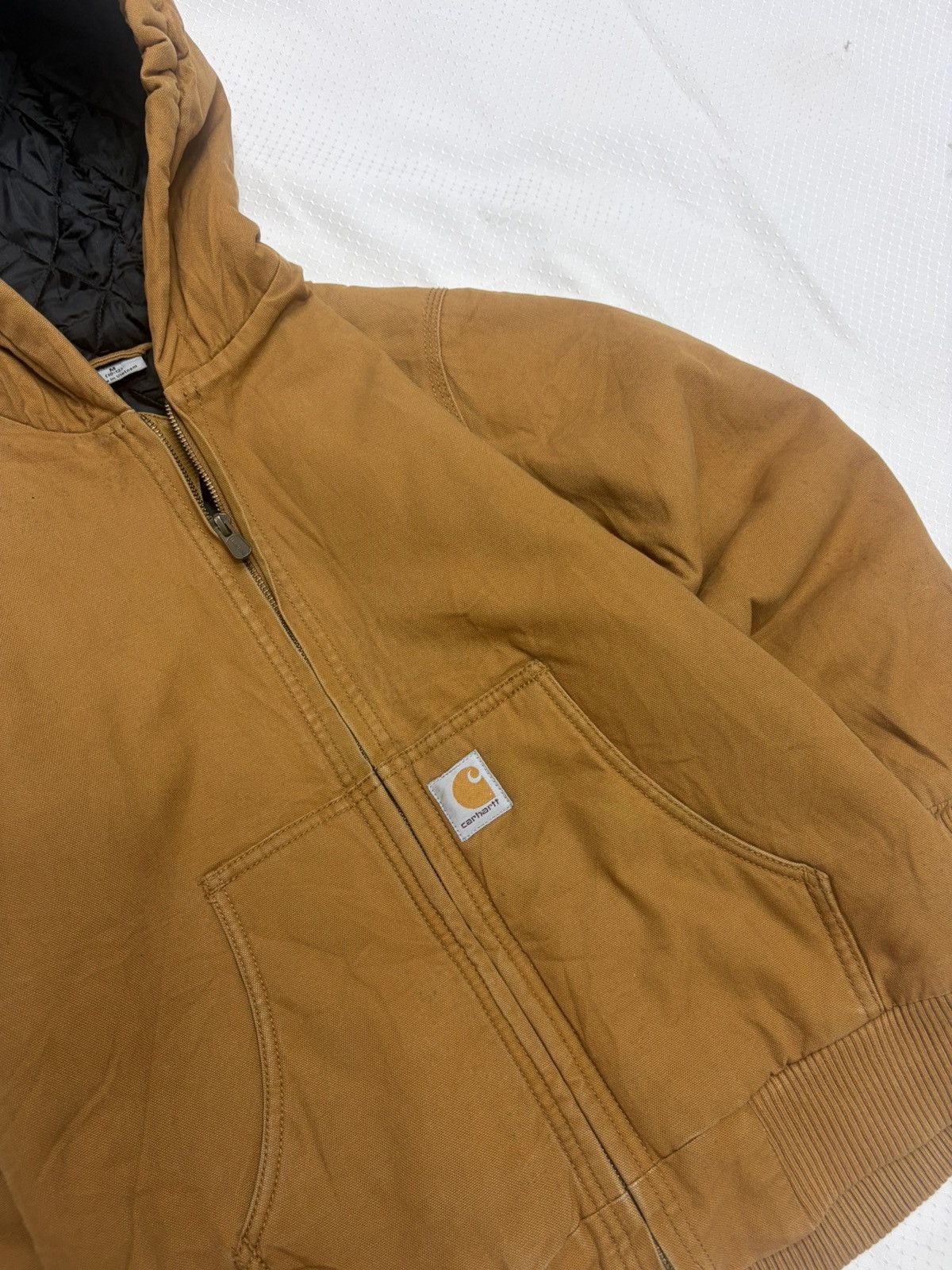 Carhartt Vintage Carhartt Canvas Active Jacket Hooded Size US XS / EU 42 / 0 - 6 Thumbnail
