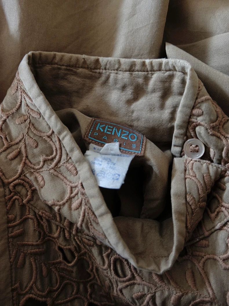 Kenzo KENZO Arab-themed floral figure print top with elastic wai Size L / US 10 / IT 46 - 5 Thumbnail