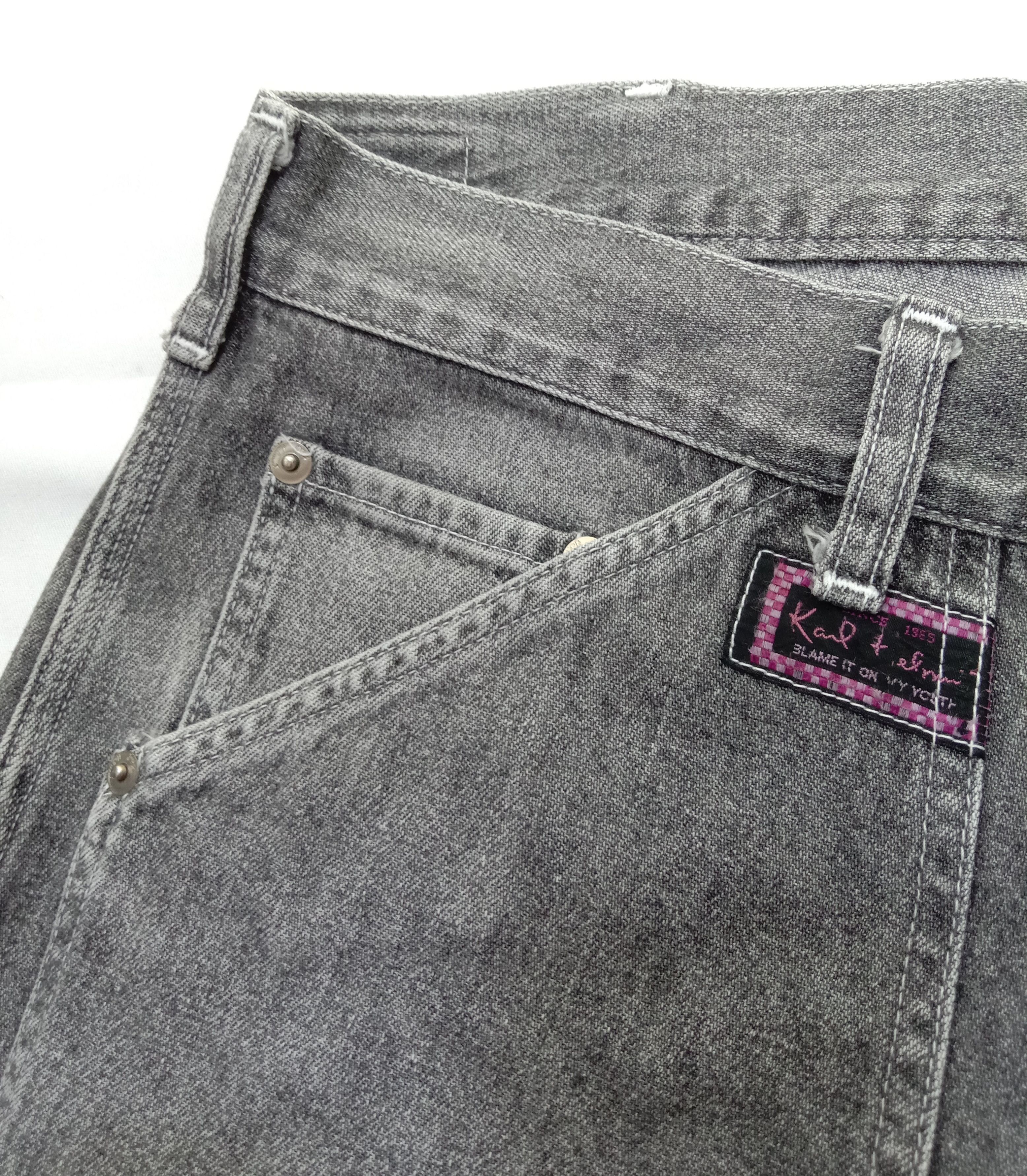 Japanese Brand Baggy Jeans Karl Helmut Double Knee Carpenter Wide Denim Size US 30 / EU 46 - 13 Thumbnail