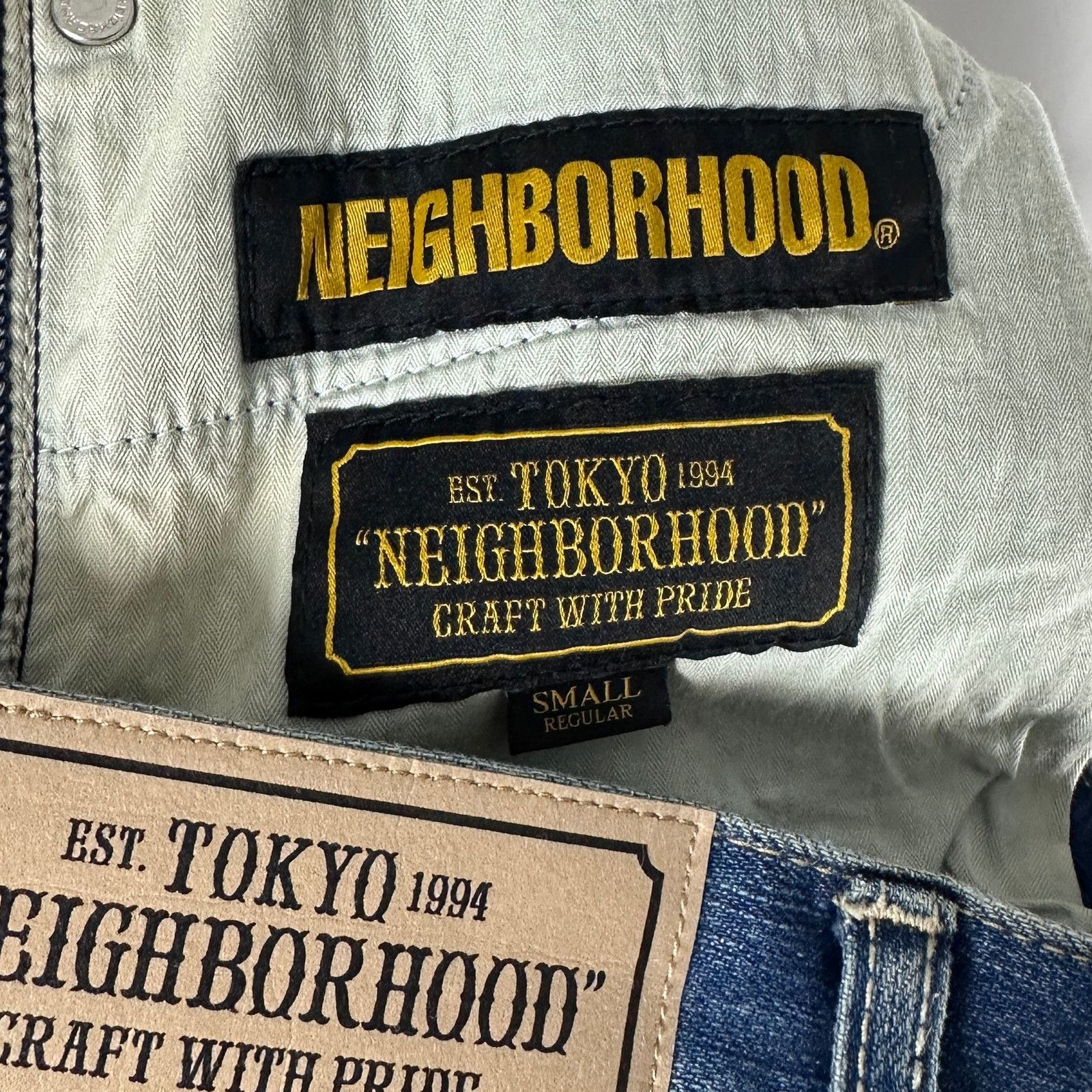 Neighborhood Distressed Slim Blue Japanese Denim Size US 30 / EU 46 - 9 Thumbnail