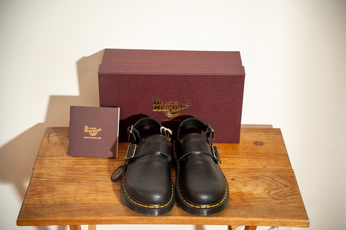 Dr. Martens Dr. Martens Jorge Black Leather Buckle Clog Men's Shoes Size US 11 / EU 44 - 2 Thumbnail