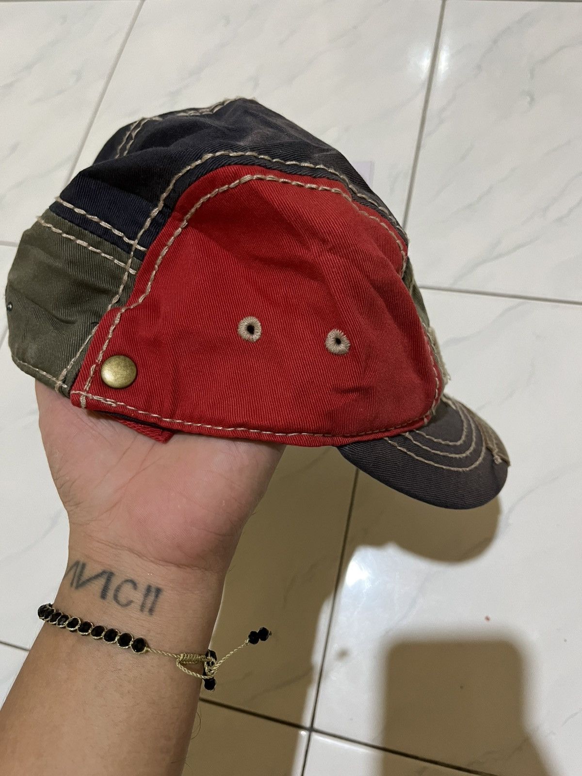 True Religion 🔥 Very Rare!!! Vintage 5 Panel True Religion Distressed Hats Size ONE SIZE - 3 Thumbnail