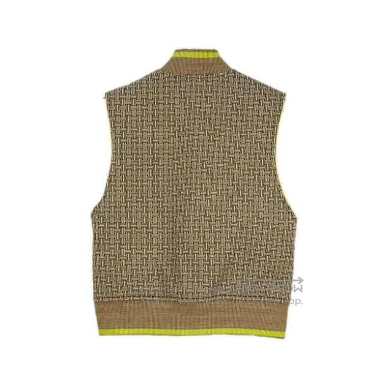 Hermes Hermes Beige Logo Cotton Nylon Vest. Size US XS / EU 42 / 0 - 2 Thumbnail