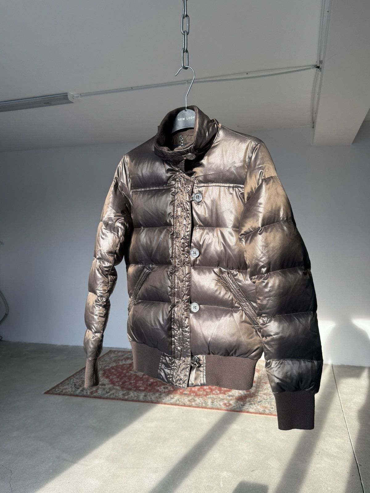 Barbour Vintage Barbour Brown Down Jacket Size S / US 4 / IT 40 - 1 Thumbnail