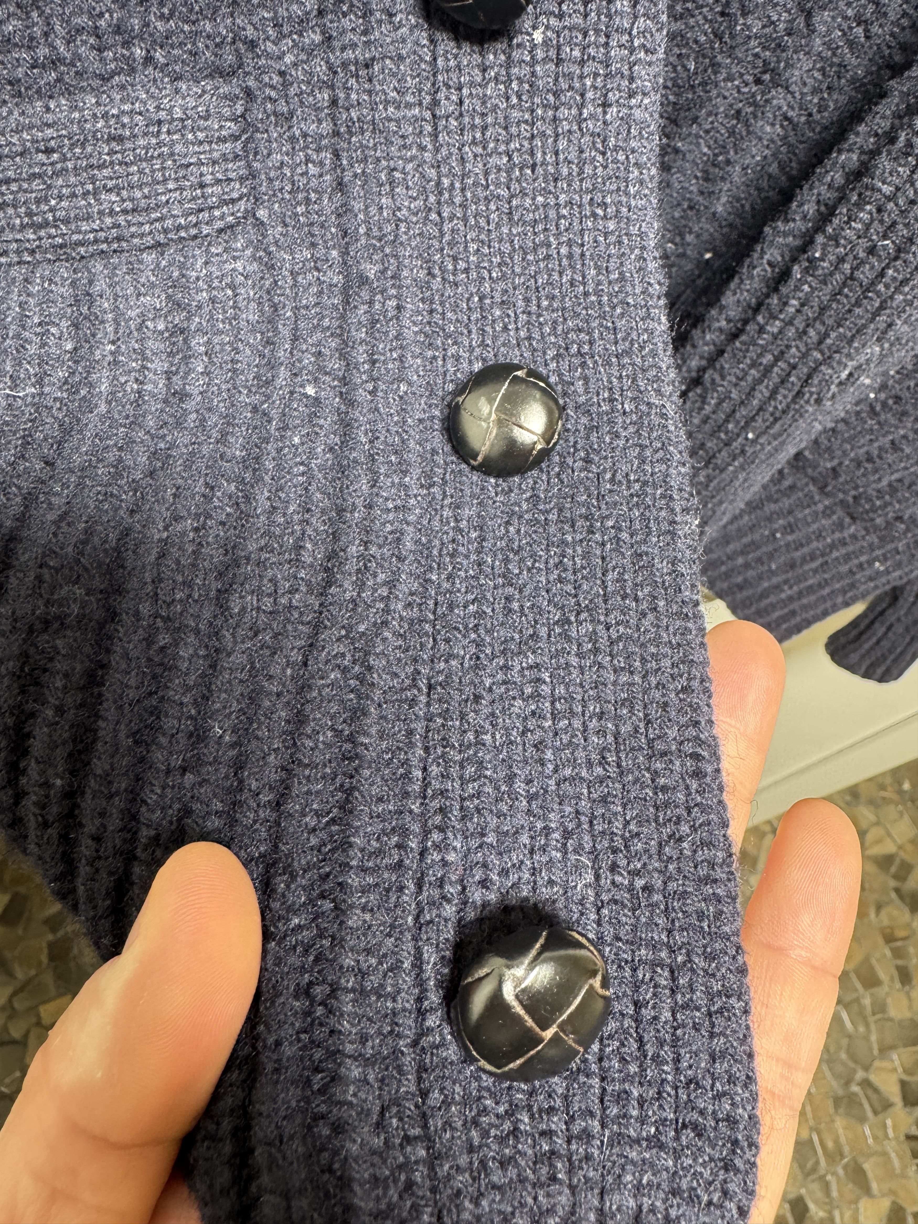 J.Crew J.Crew Navy professor style lambs wool Cardigan size Small Size US S / EU 44-46 / 1 - 7 Thumbnail